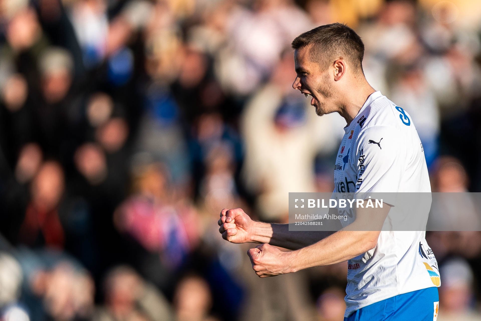 Värnamos Oscar Johansson jublar