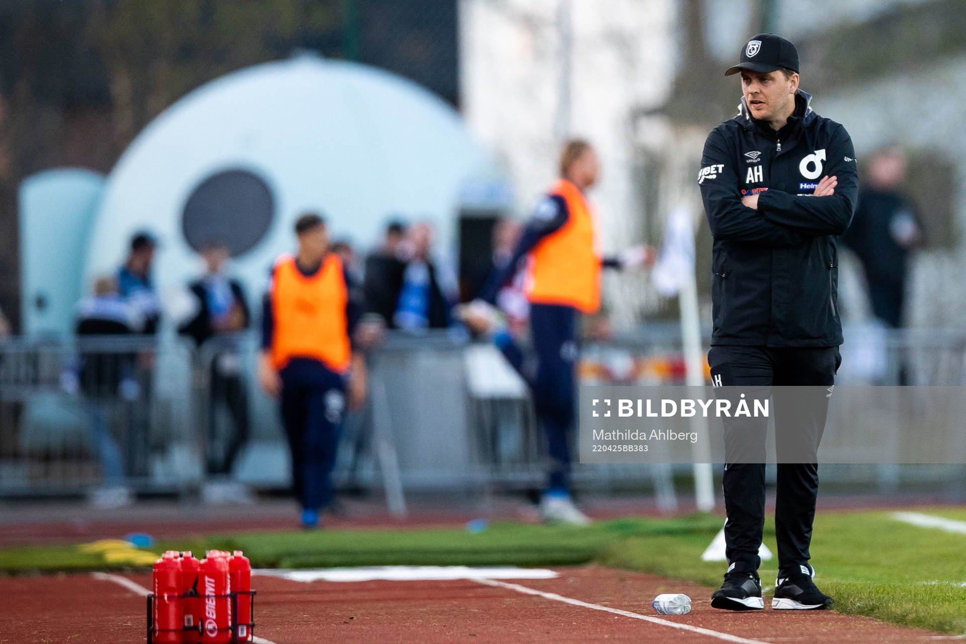 Degerfors tränare Andreas Holmberg deppar