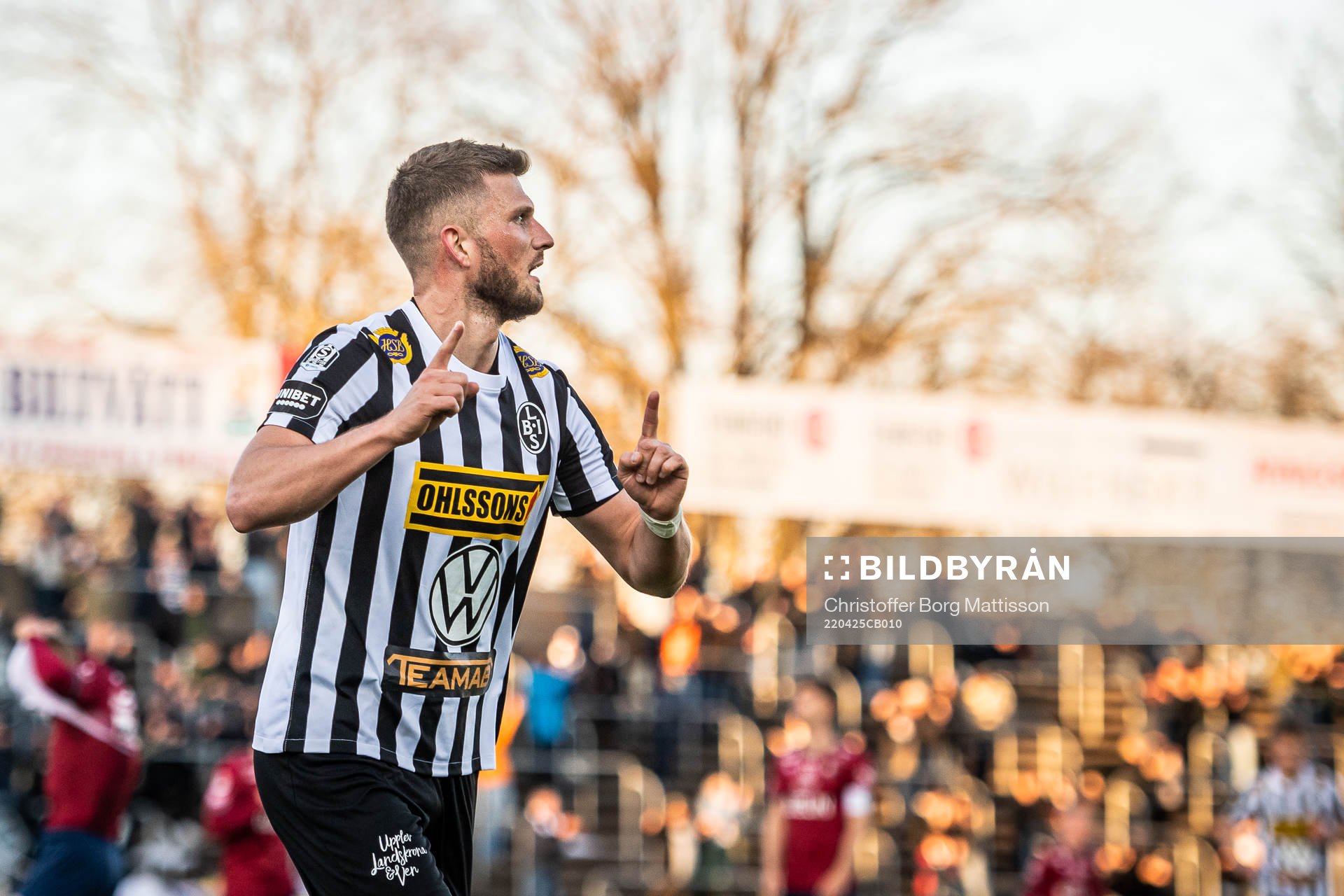 Landskronas Erik Pärsson jublar