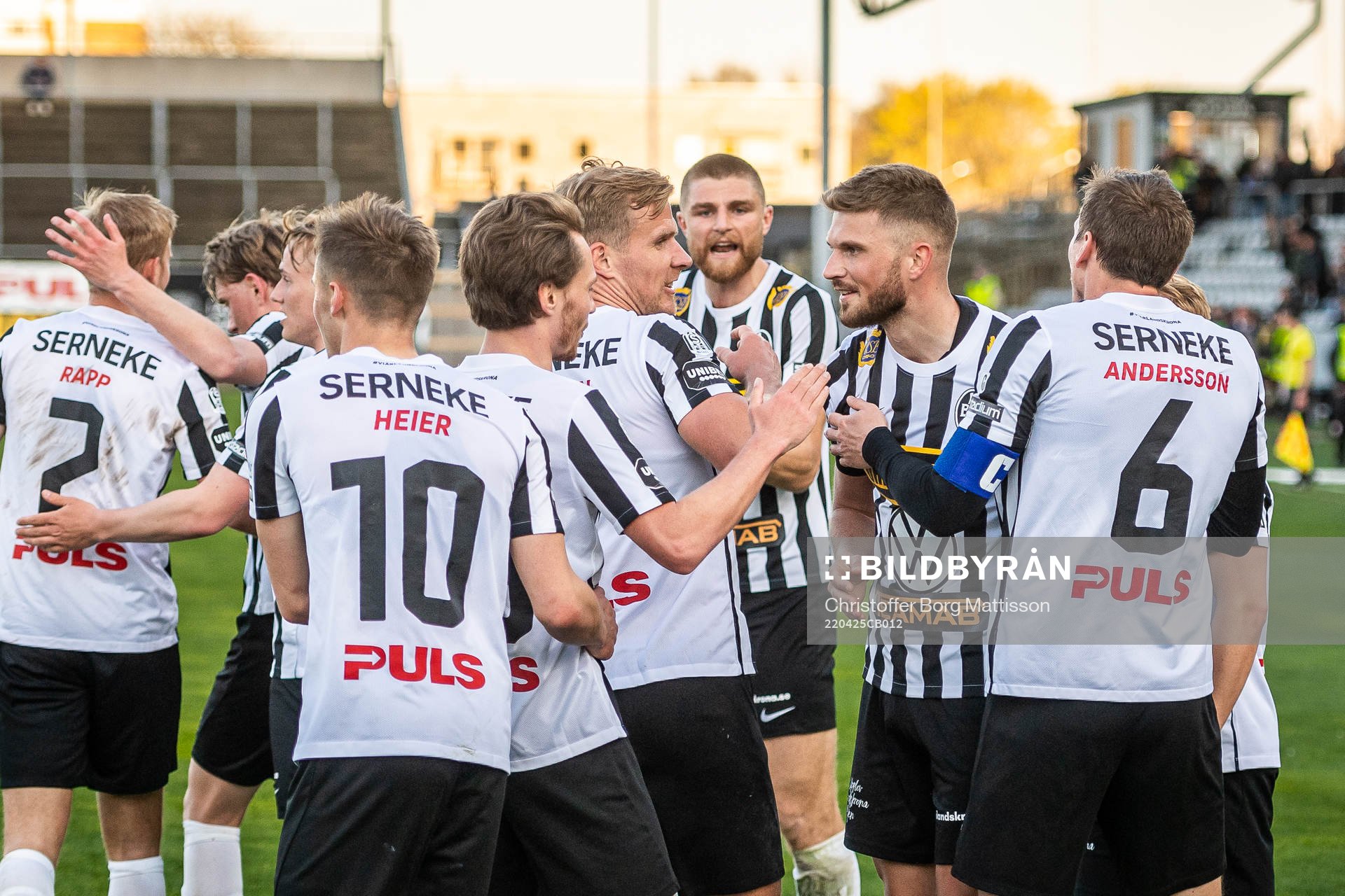 Landskronas Erik Pärsson jublar