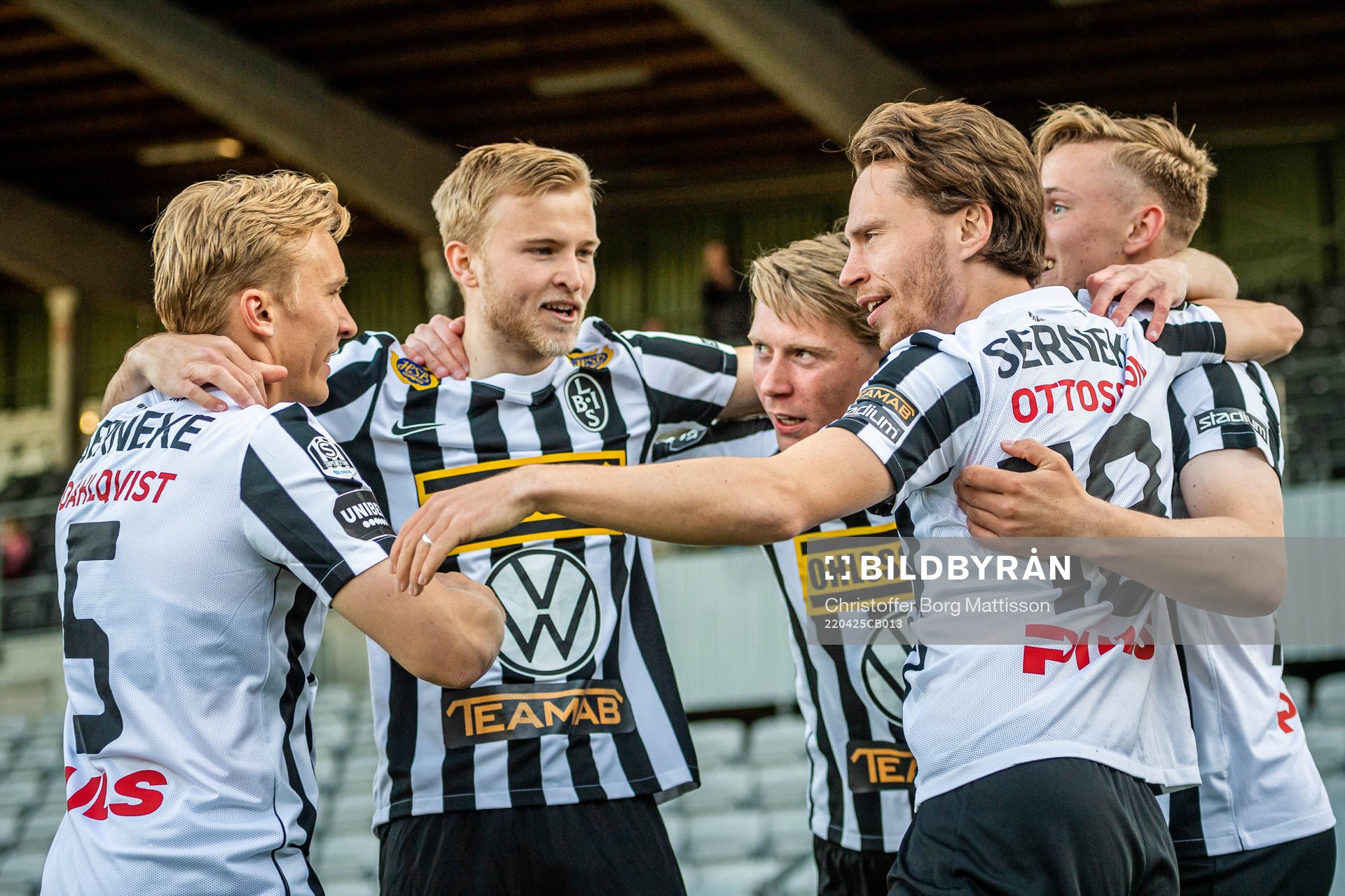 Landskronas Adam Egnell jublar