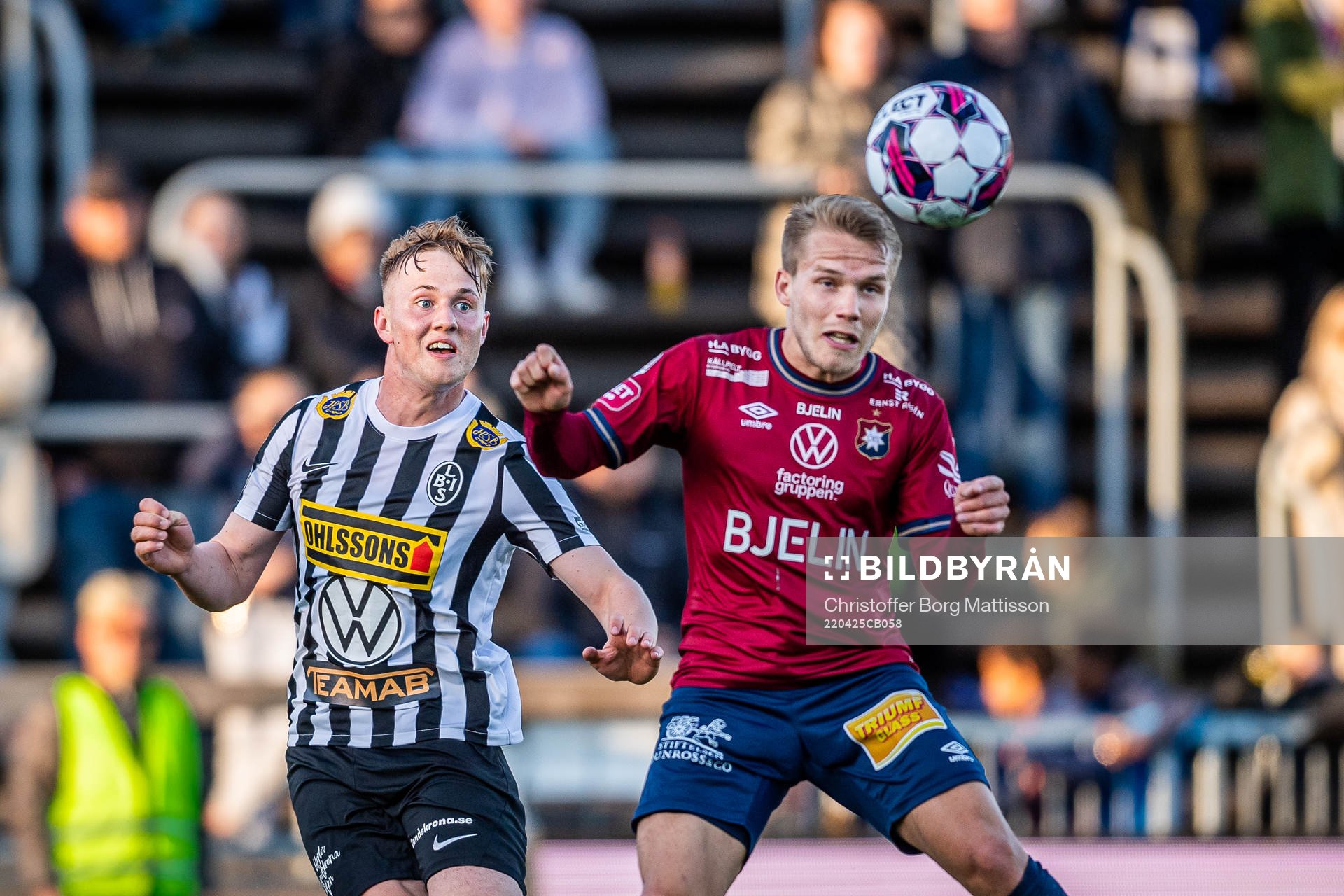 Landskronas Jesper Strid och Örgrytes Hampus Dahlqvist
