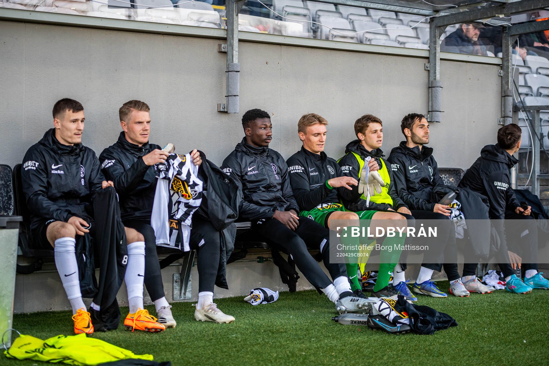 Landskronas Robin Dzabic, Jacob Blixt, Ousmane Diawara,