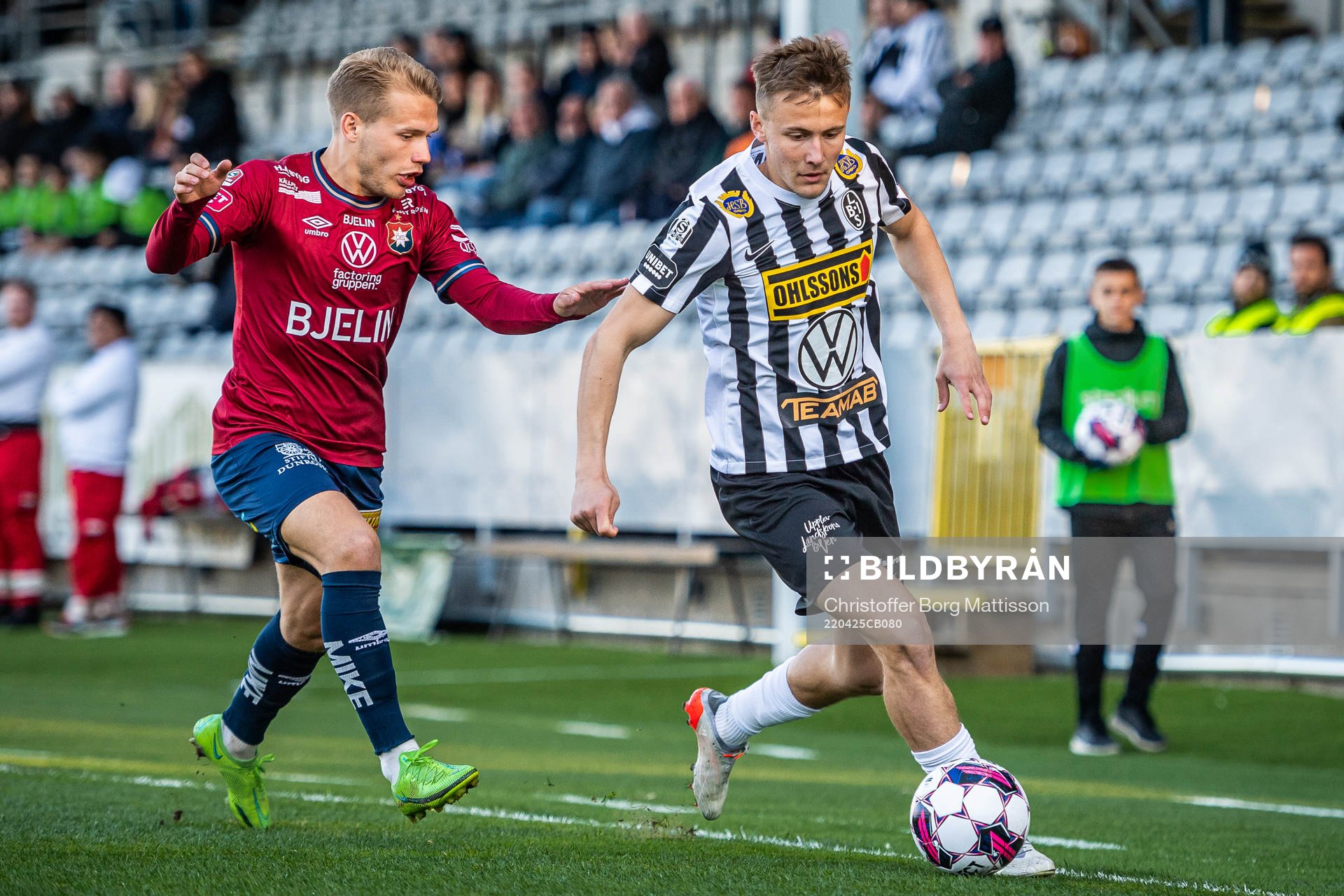Örgrytes Hampus Dahlqvist och Landskronas Melker Heier