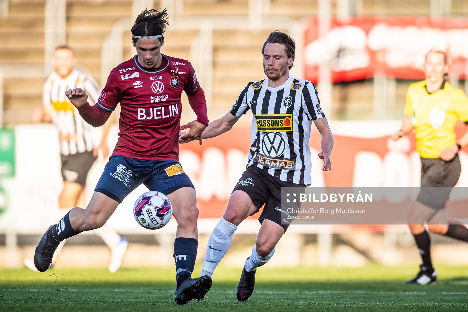 Örgrytes Kevin Ackermann och Landskronas Filip Ottosson