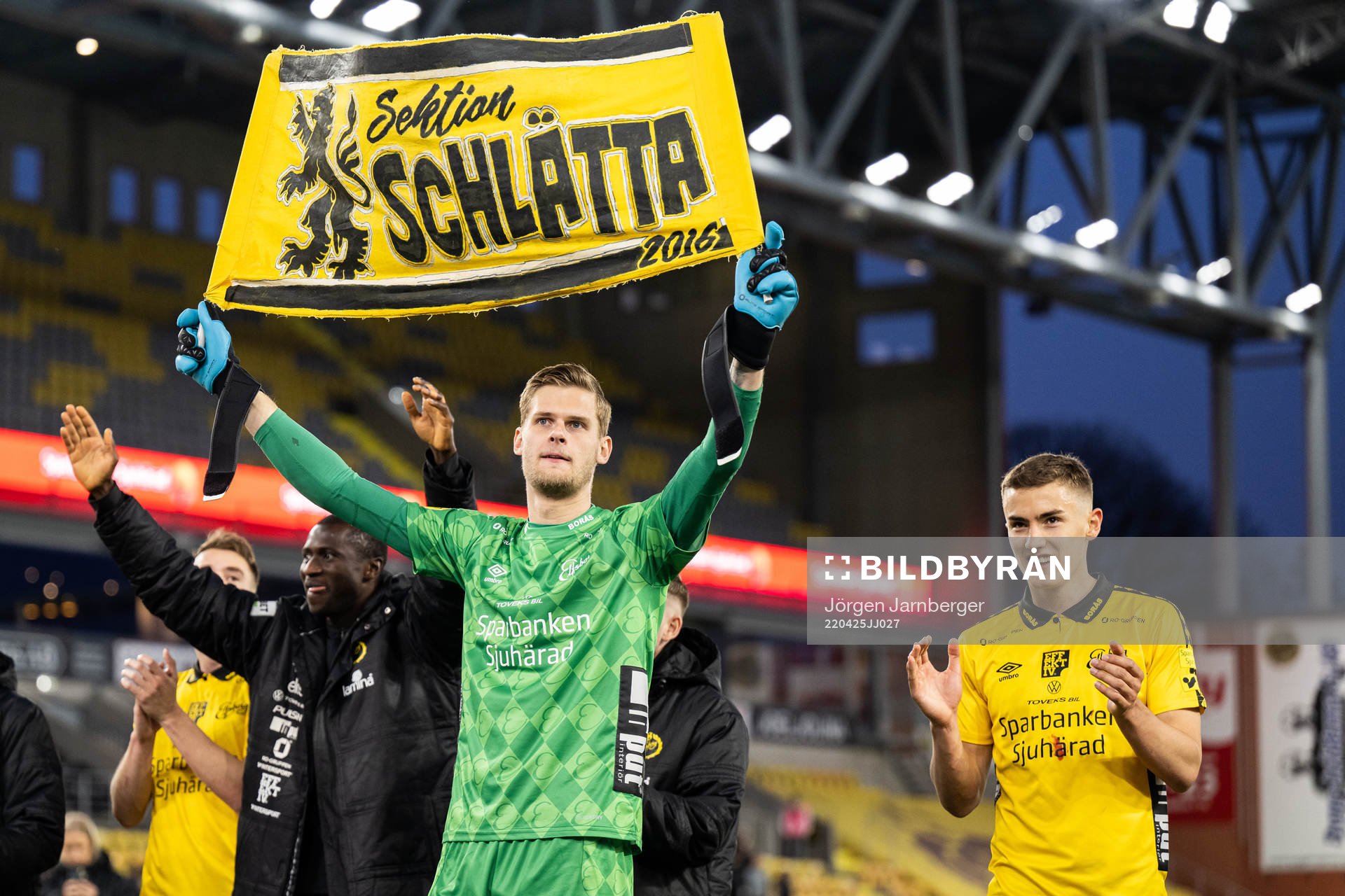 Elfsborgs målvakt Tim Rönning och Gustaf Lagerbielke