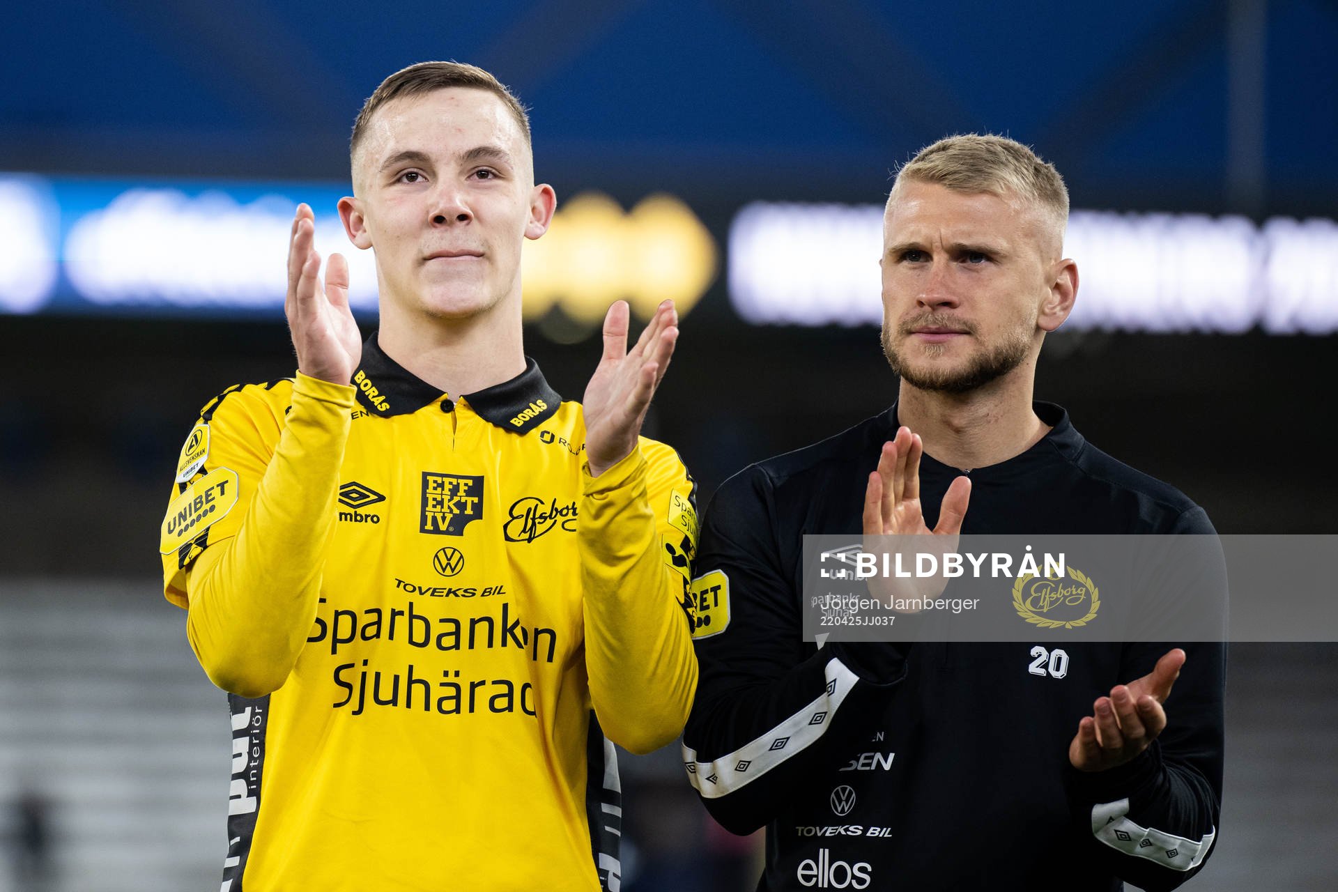 Elfsborgs Jacob Ondrejka och Simon Strand