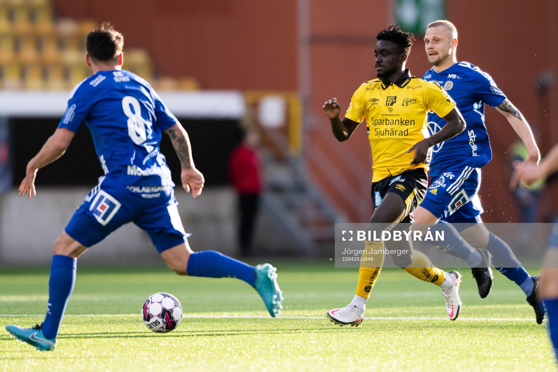 Elfsborgs Michael Baidoo och Sundsvalls Erik Andersson