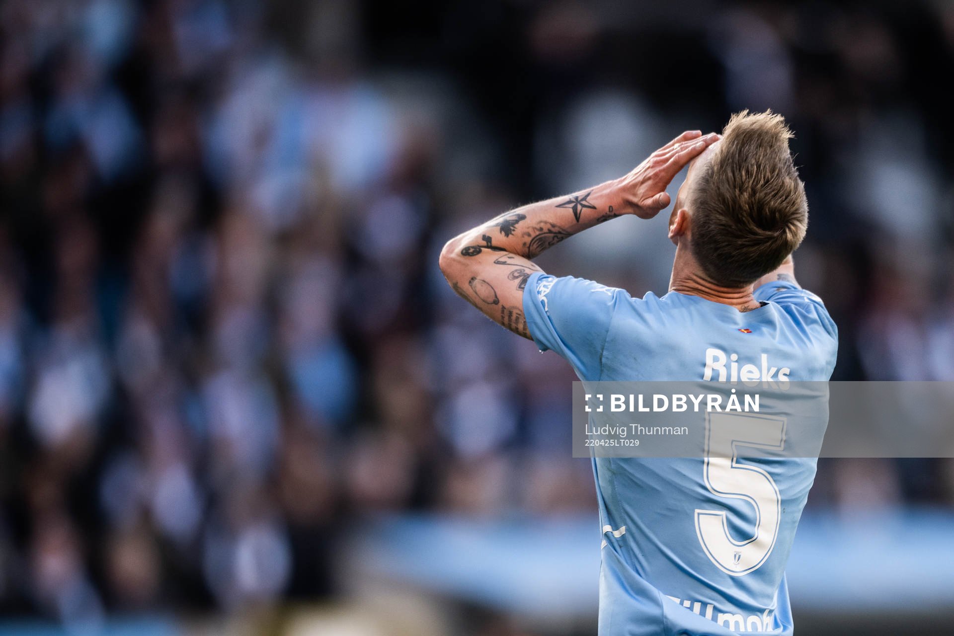 Malmö FFs Sören Rieks deppar