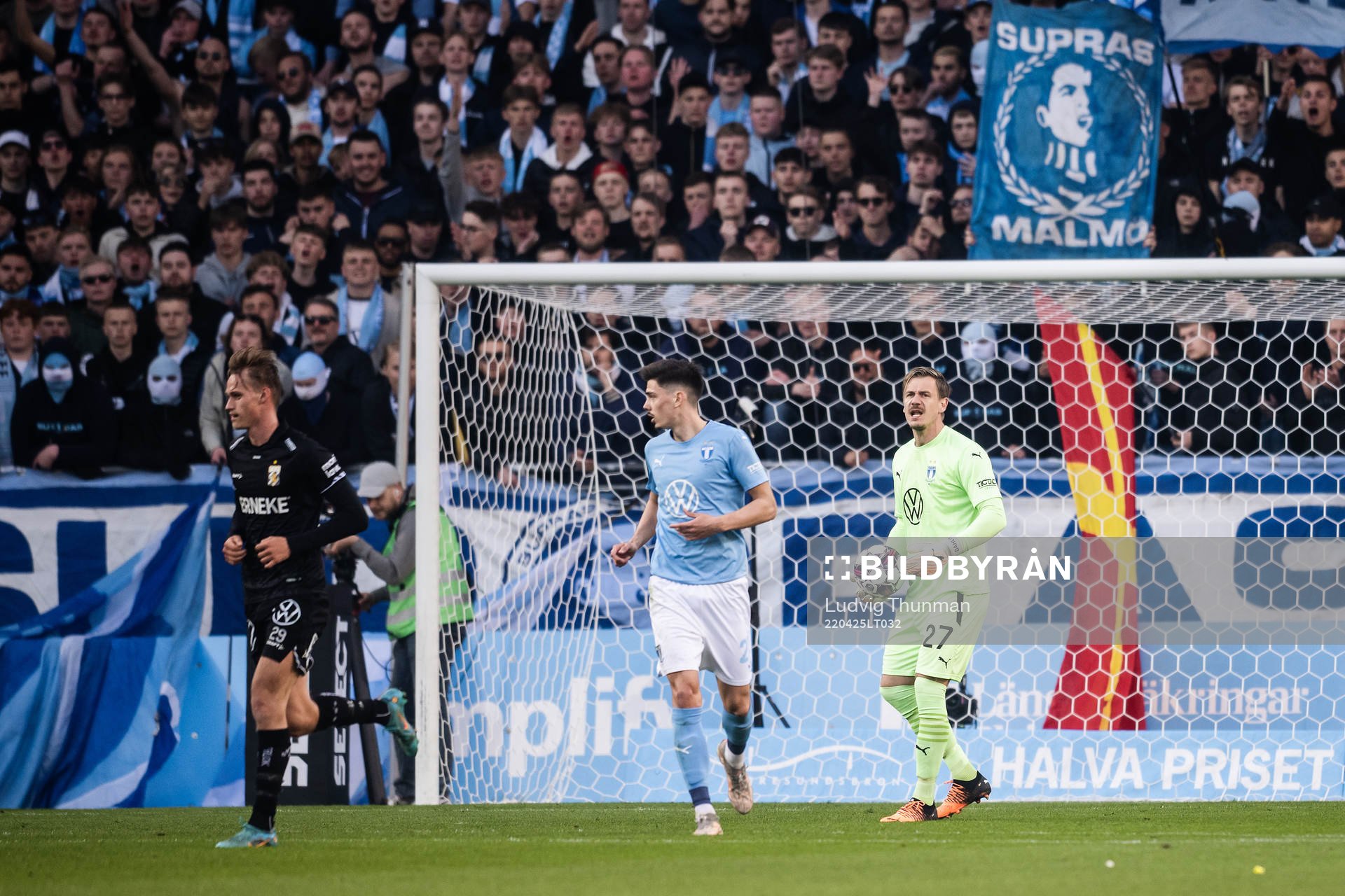 Malmö FFs målvakt Johan Dahlin