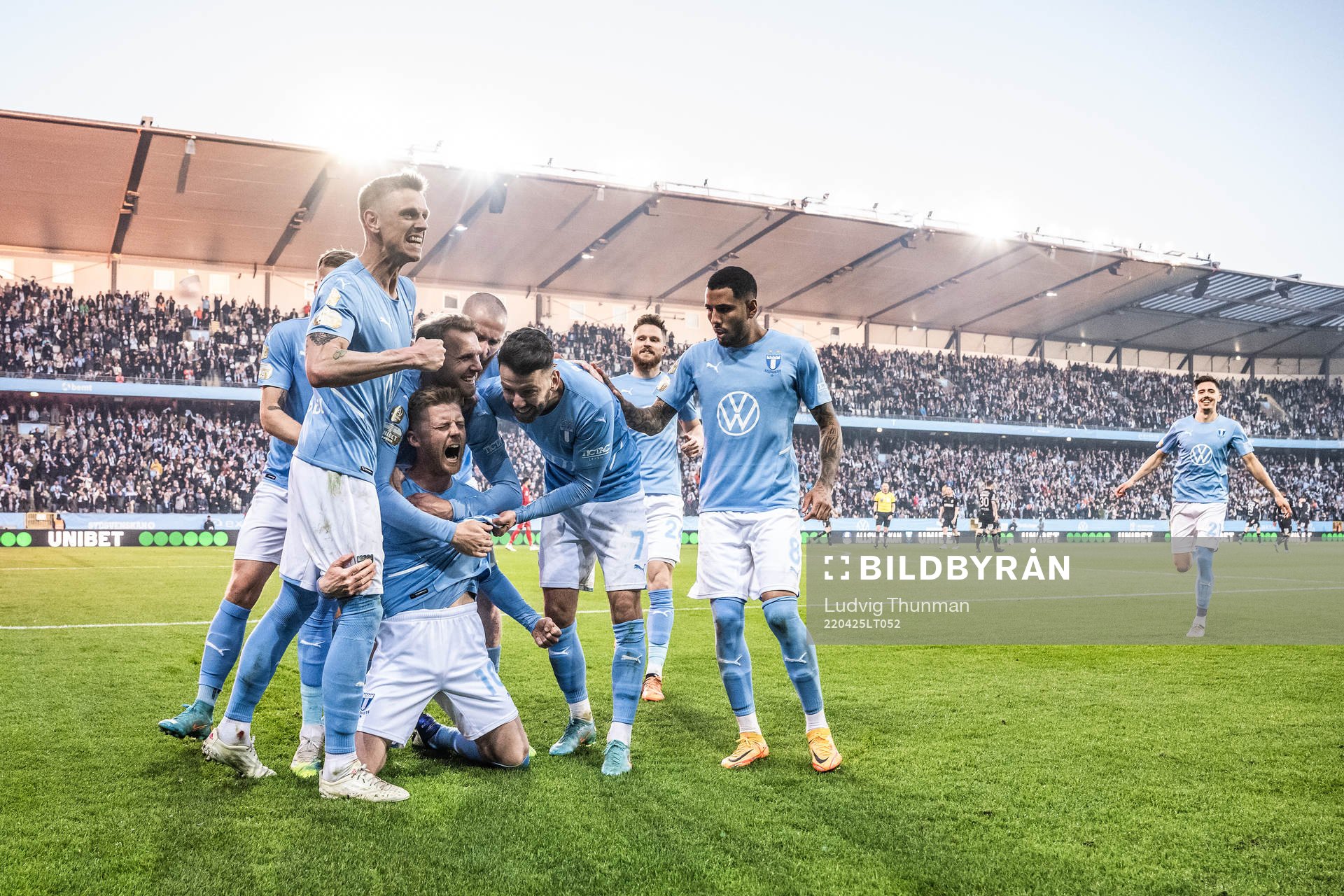 Malmö FFs Anders Christiansen jublar