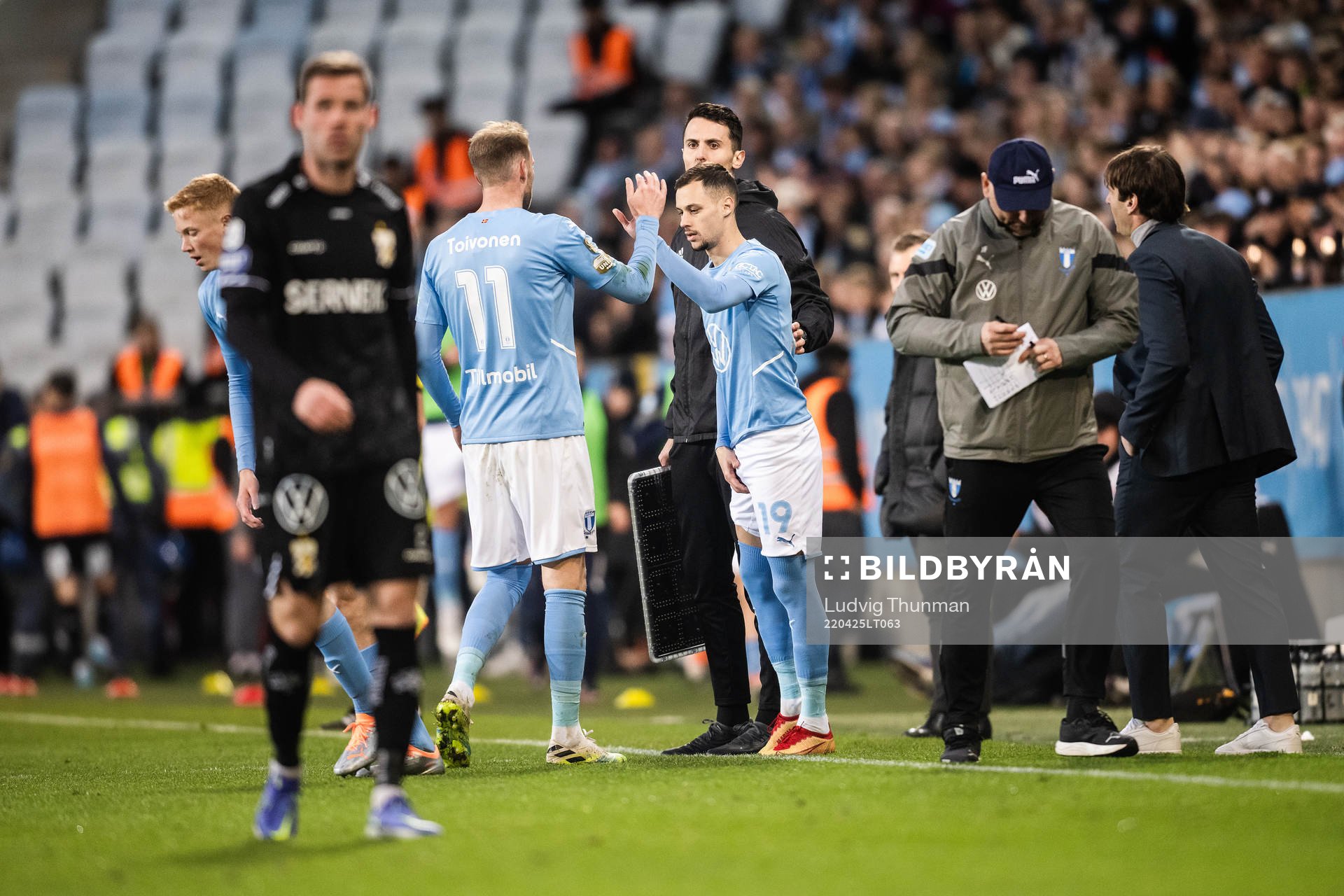 Malmö FFs Ola Toivonen och Veljko Birmancevic