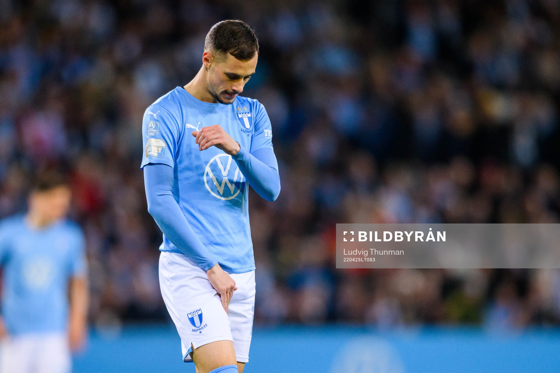 Malmö FFs Veljko Birmancevic deppar