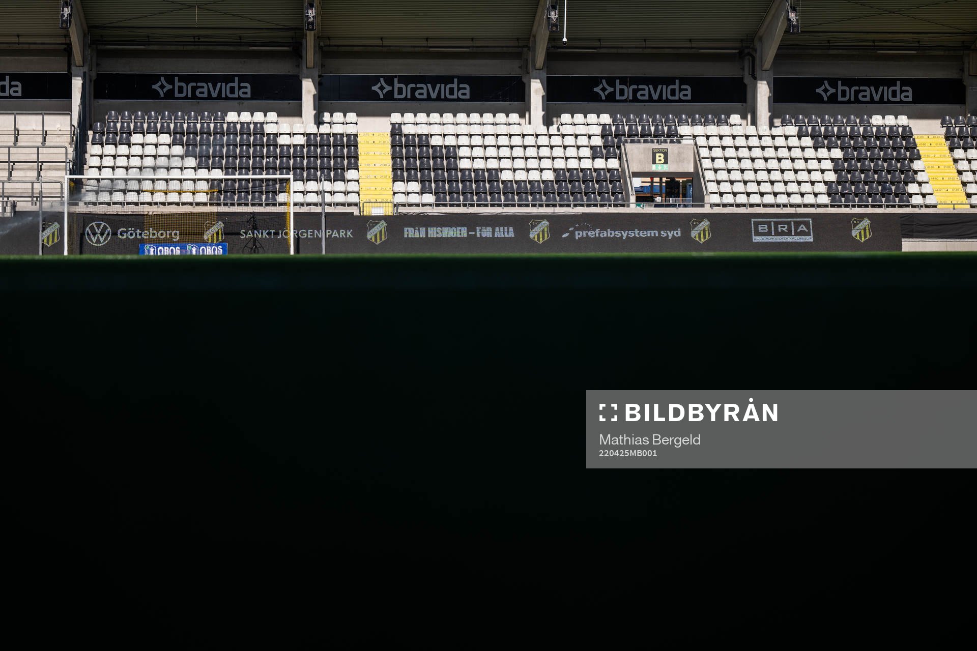 Läktare på Bravida Arena
