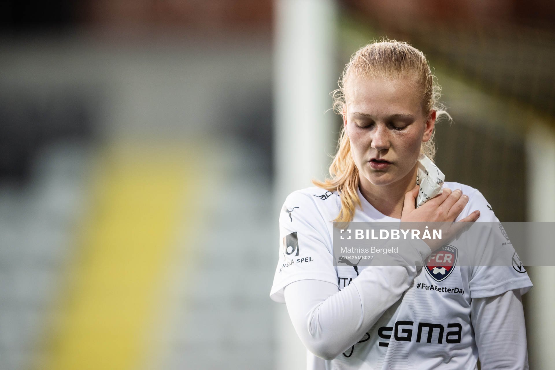 Rosengårds Sofie Bruun Bredgaard utgår skadad