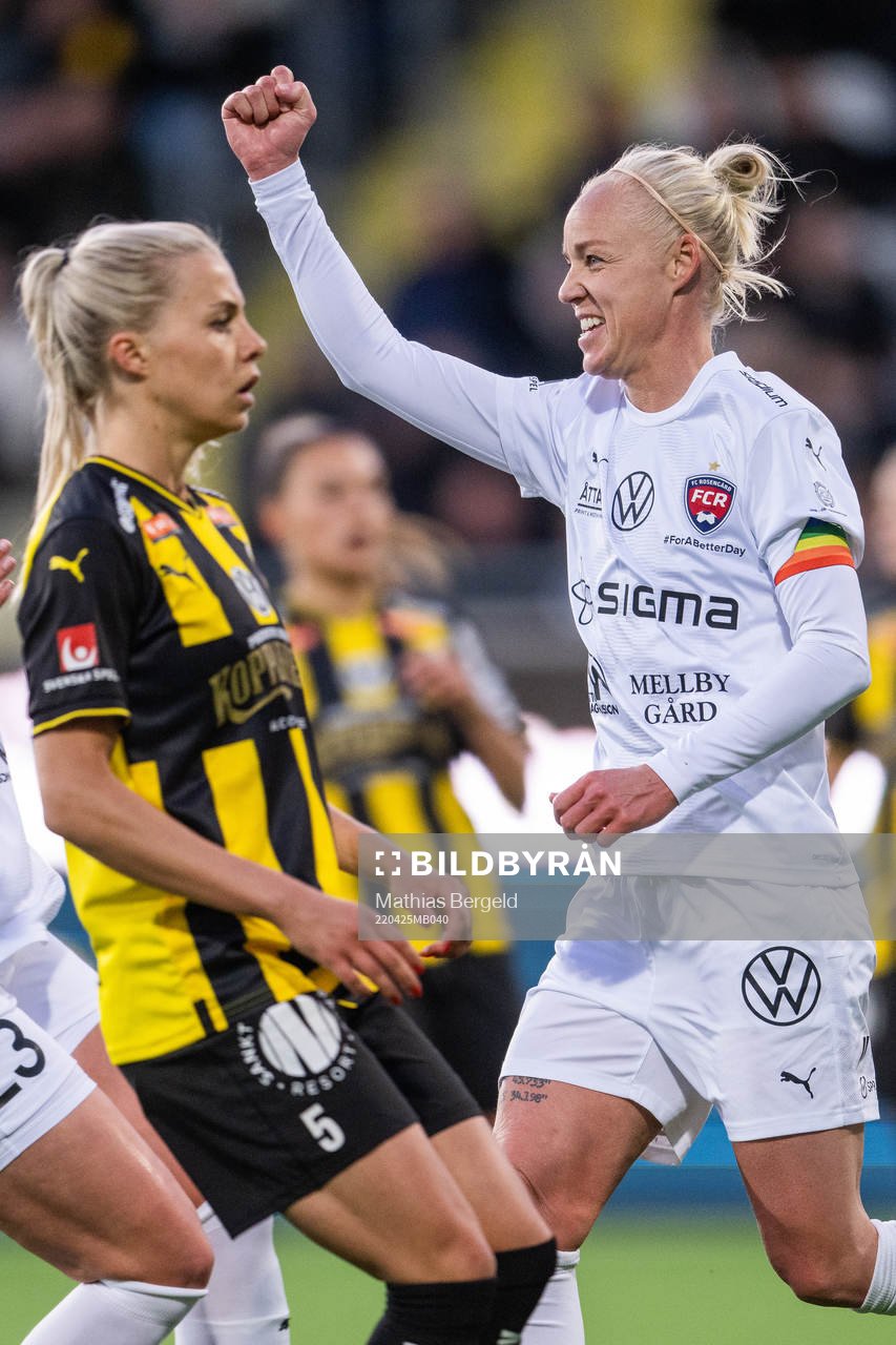Rosengårds Caroline Seger jublar