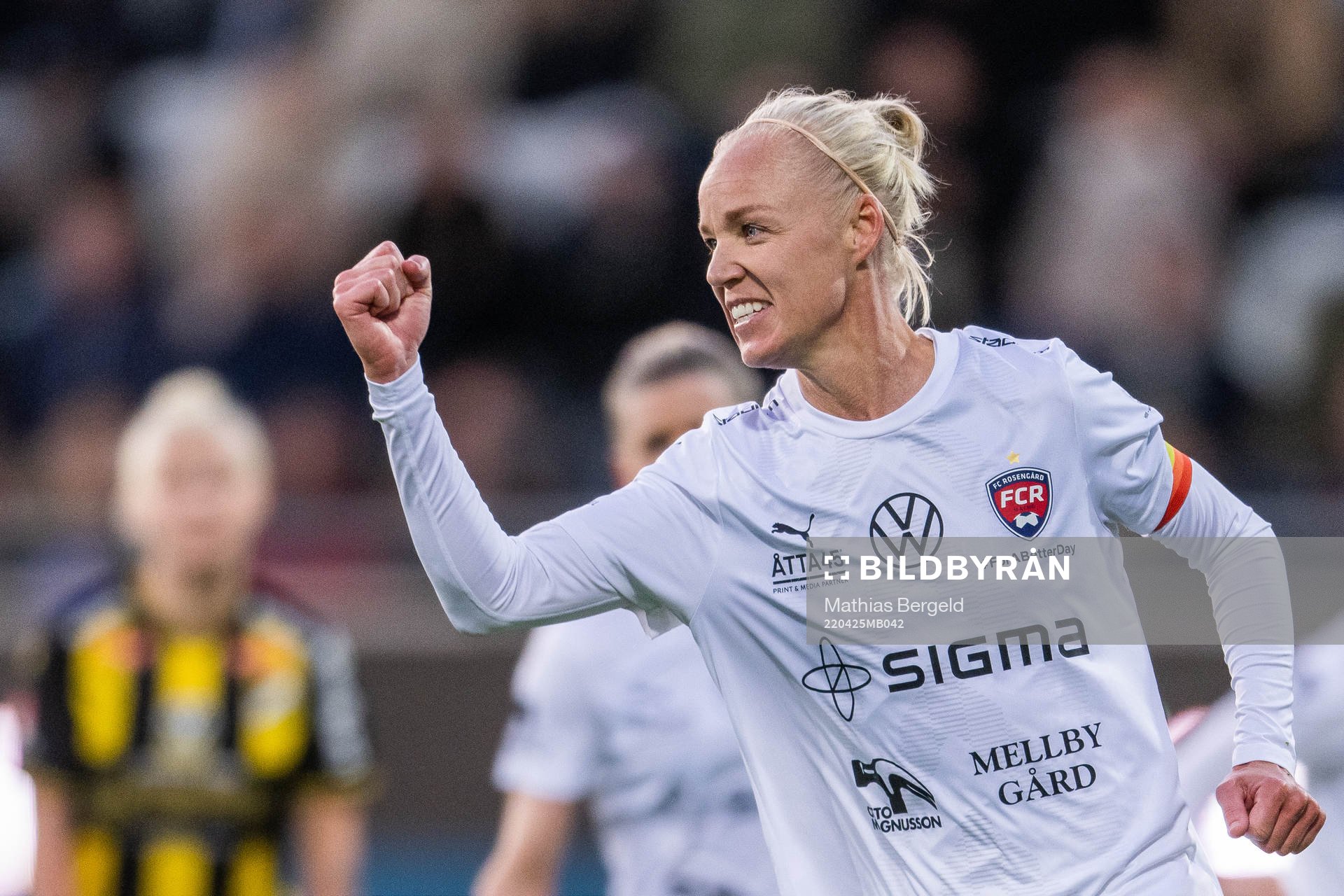 Rosengårds Caroline Seger jublar