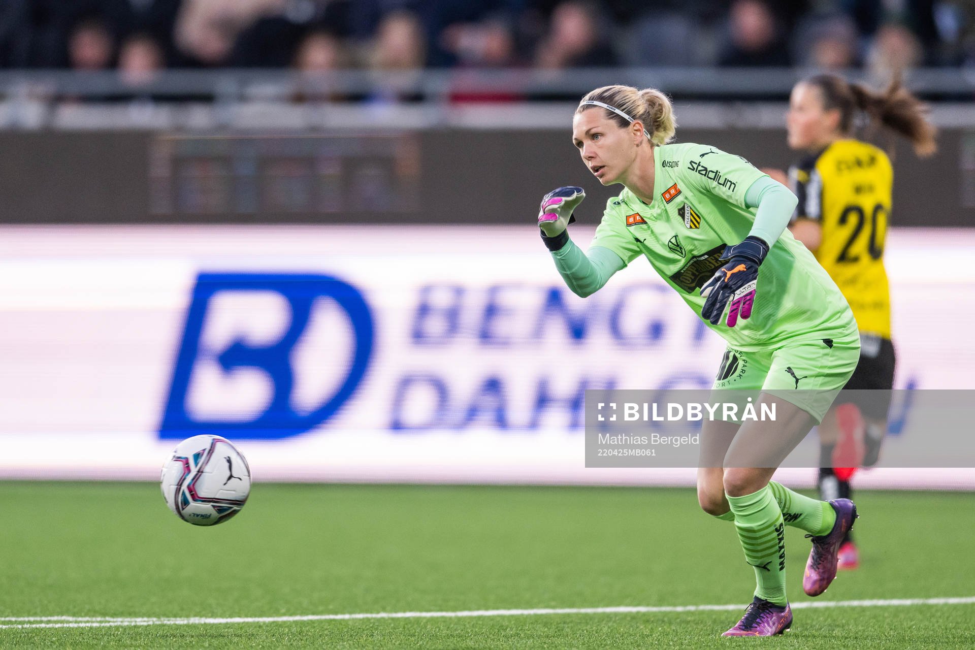 Häckens målvakt Jennifer Falk