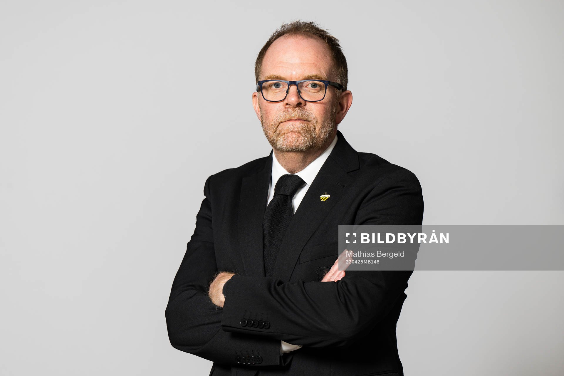 Styrelseordförande Anders Billström under en porträttfotografering med Häcken den 25 april 2022 i Göteborg.