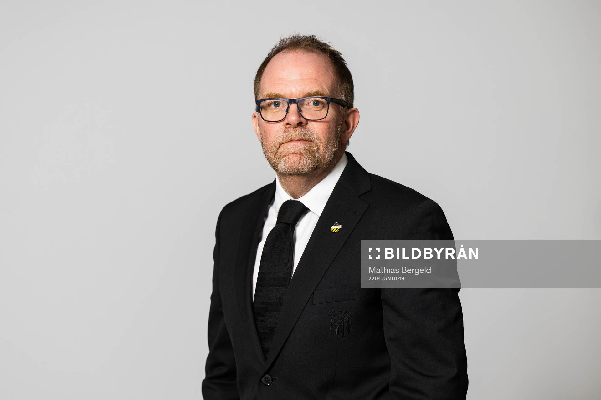 Styrelseordförande Anders Billström under en porträttfotografering med Häcken den 25 april 2022 i Göteborg.