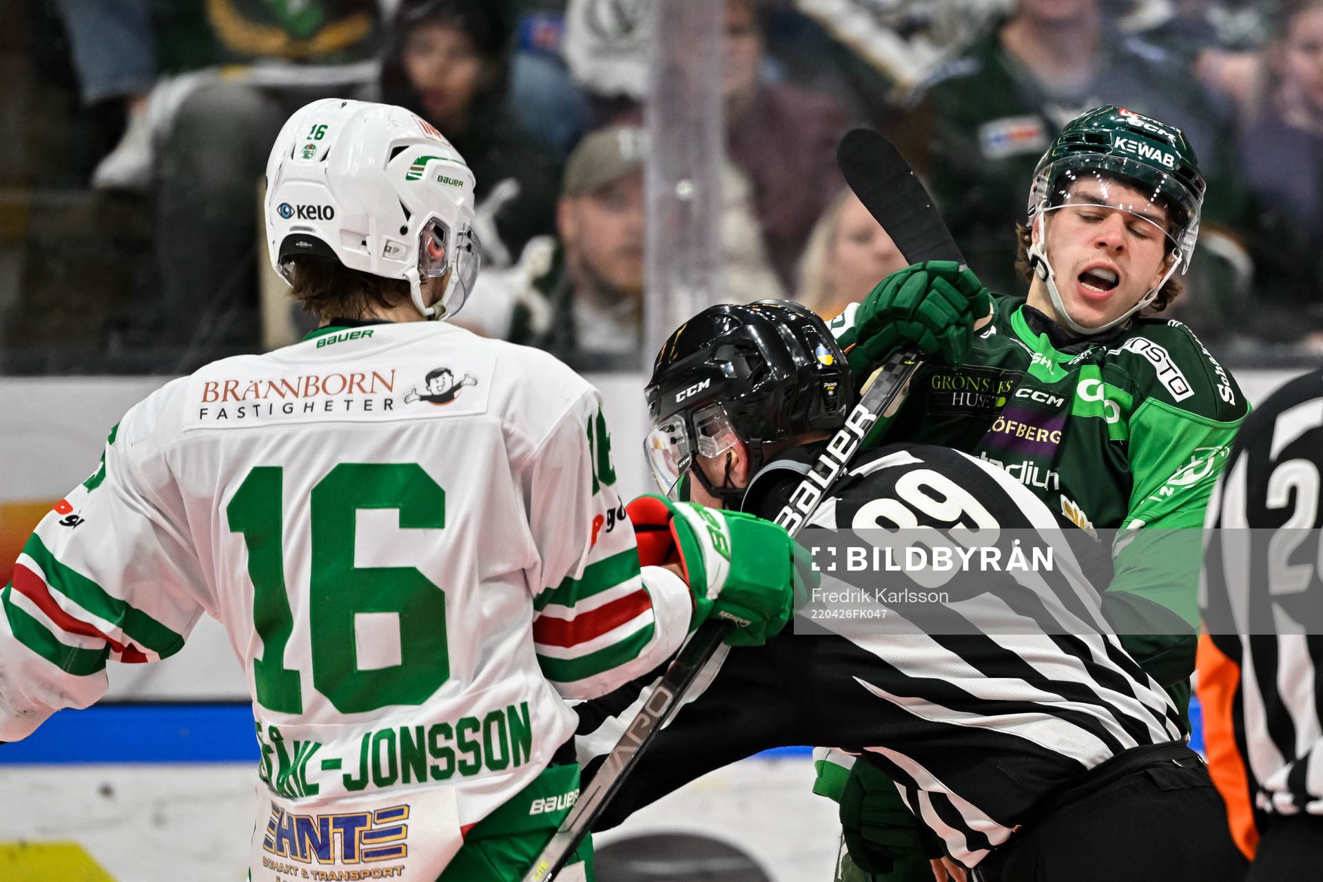 Rögles Lucas Ekeståhl-Jonsson och Färjestads Albert