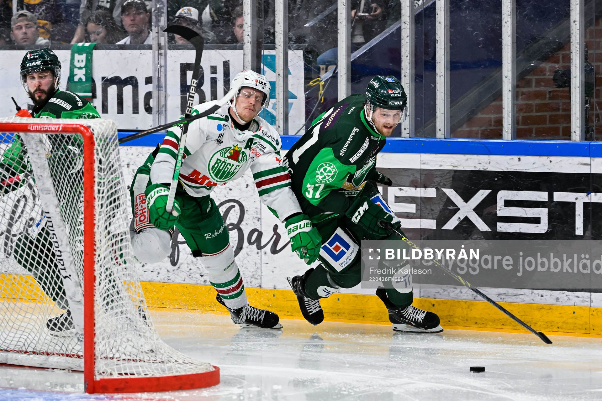 Rögles Anton Bengtsson och Färjestads Adam Ginning