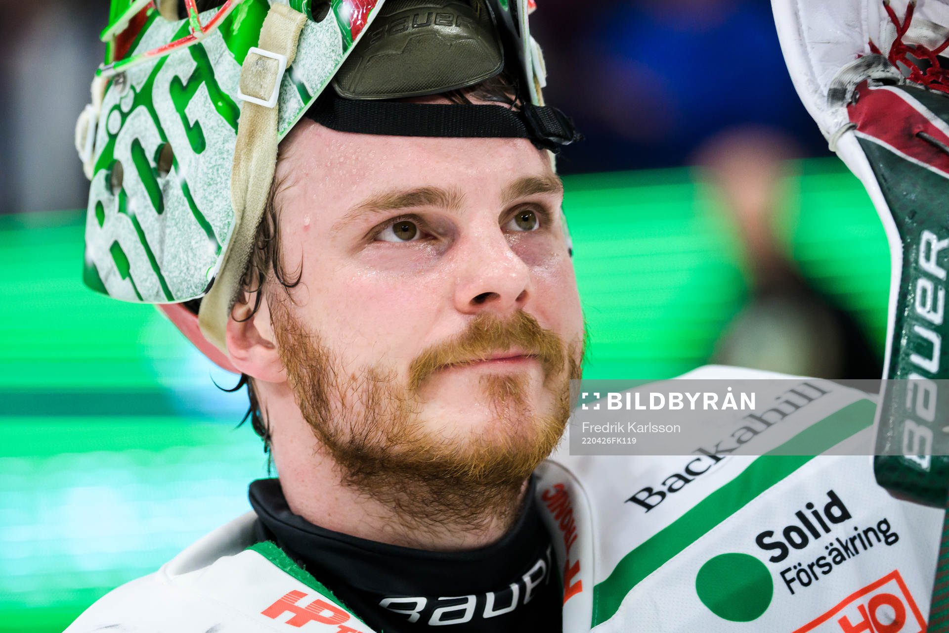 Rögles målvakt Christoffer Rifalk deppar
