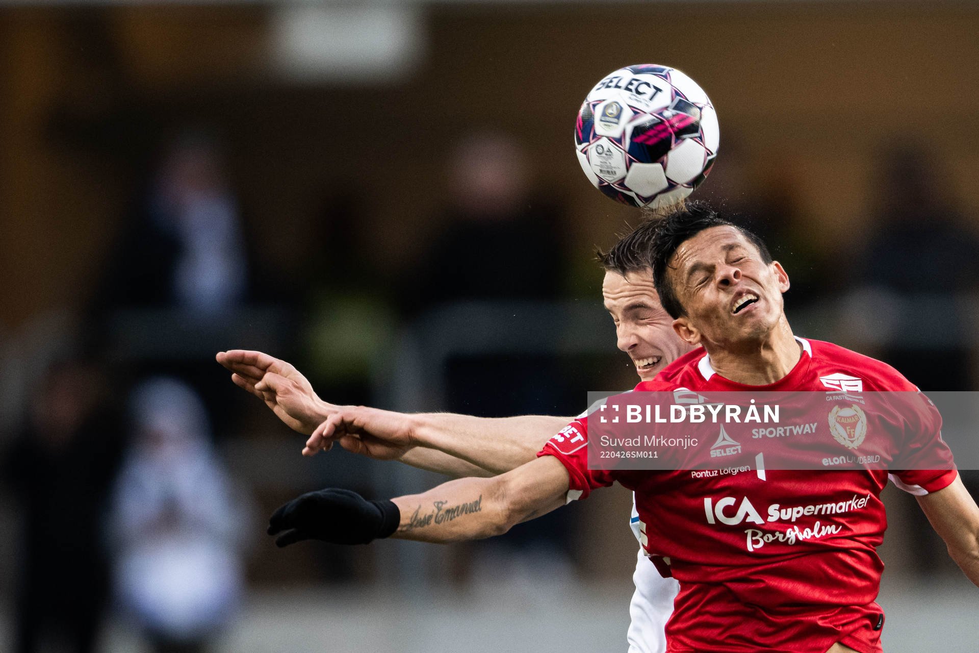 IFK Norrköpings Jacob Ortmark och Kalmars Romario Pereira