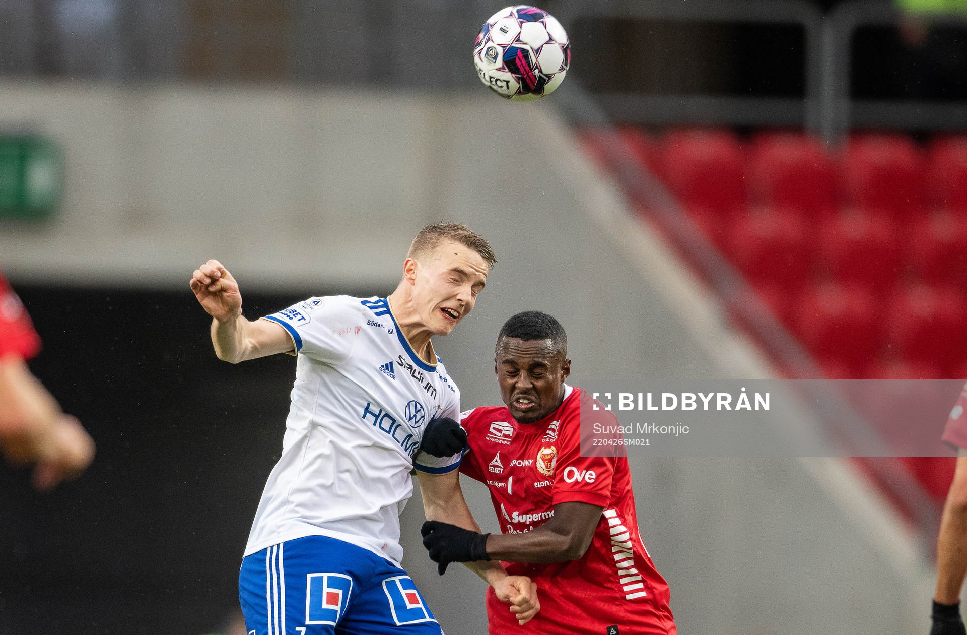 IFK Norrköpings Jacob Ortmark och Kalmars Nahom Girmai