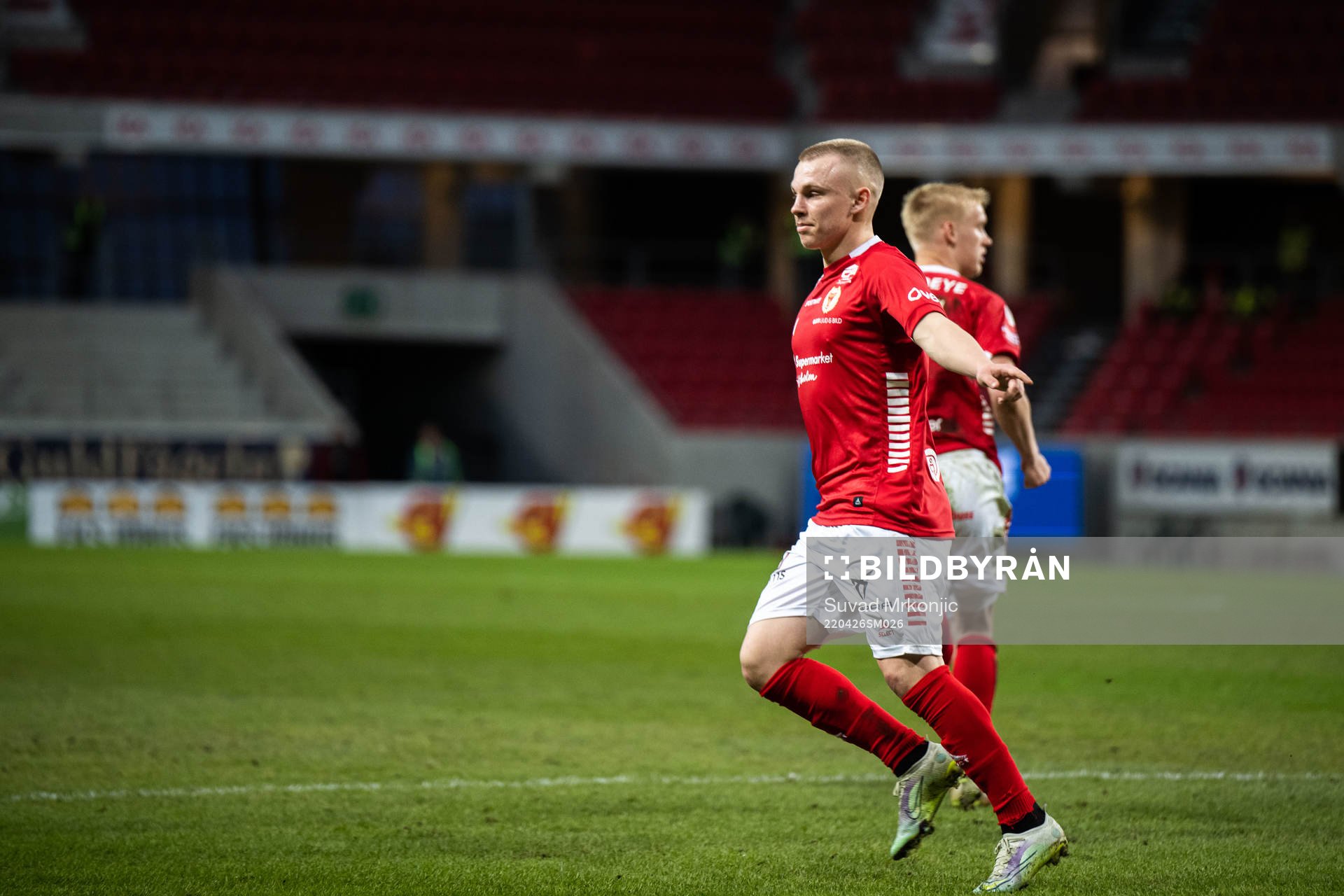 Kalmars Isak Jansson jublar