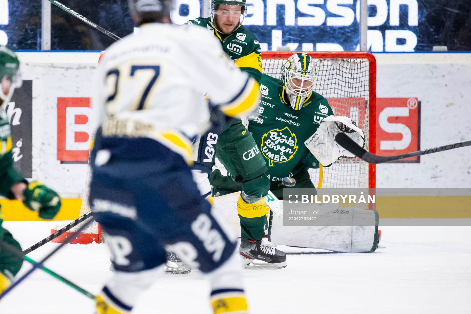 Björklövens målvakt Joona Voutilainen