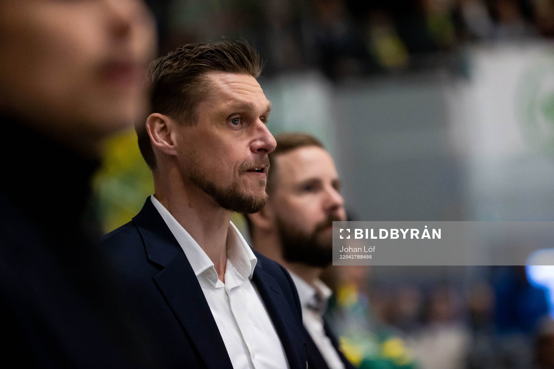 Björklövens assisterande tränare Stefan Öhman