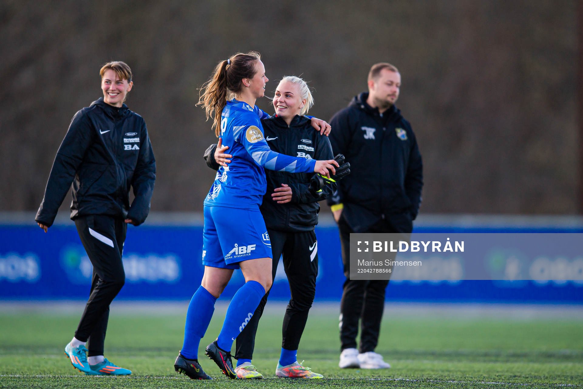 Sandra Stavenes and Hanne Larsen of Brann