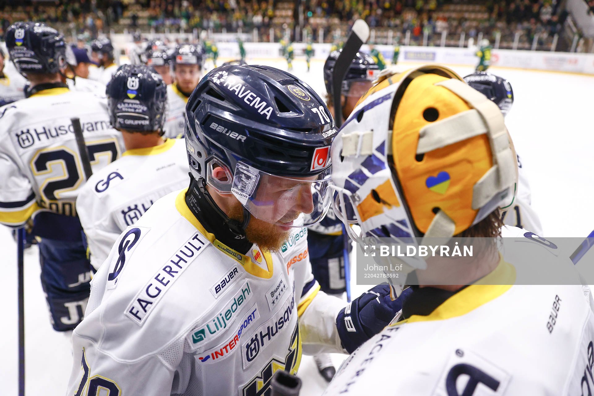 s Marcus Davidsson och Filip Larsson jublar