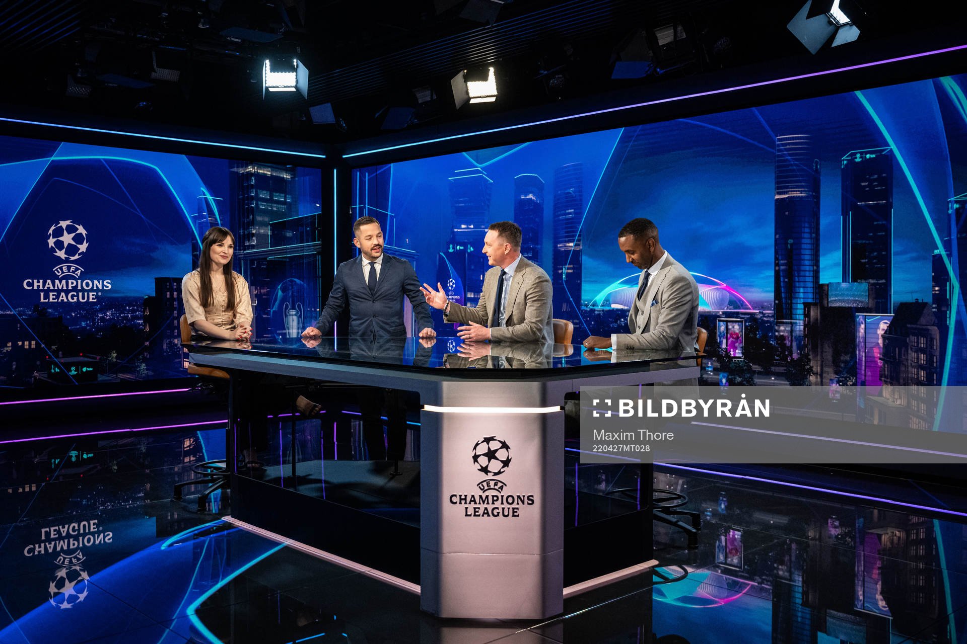 Vicki Blommé, Gusten Dahlin, Kim Källström och Henok