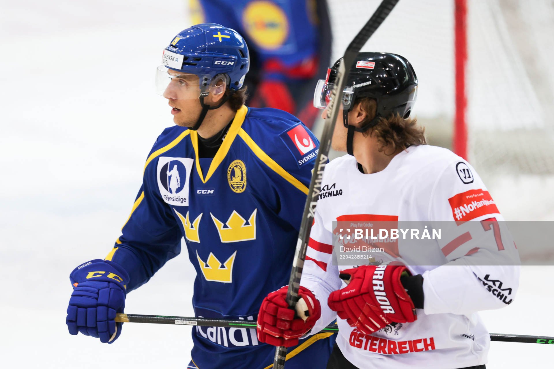 Filip Roos of Sweden and Brian Lebler of Austria