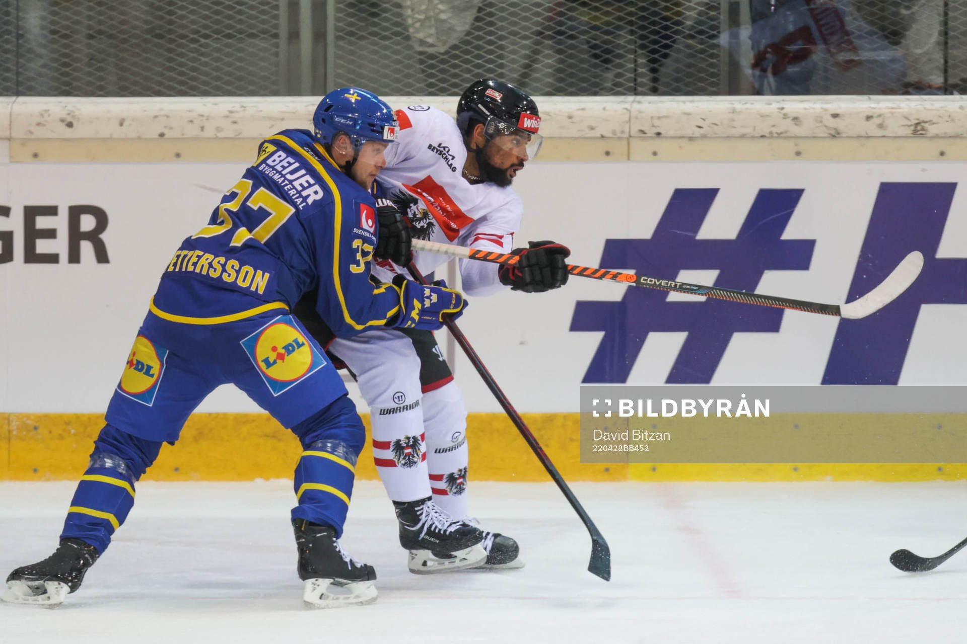 Jesper Pettersson of Sweden and Ali Wukovits of Austria