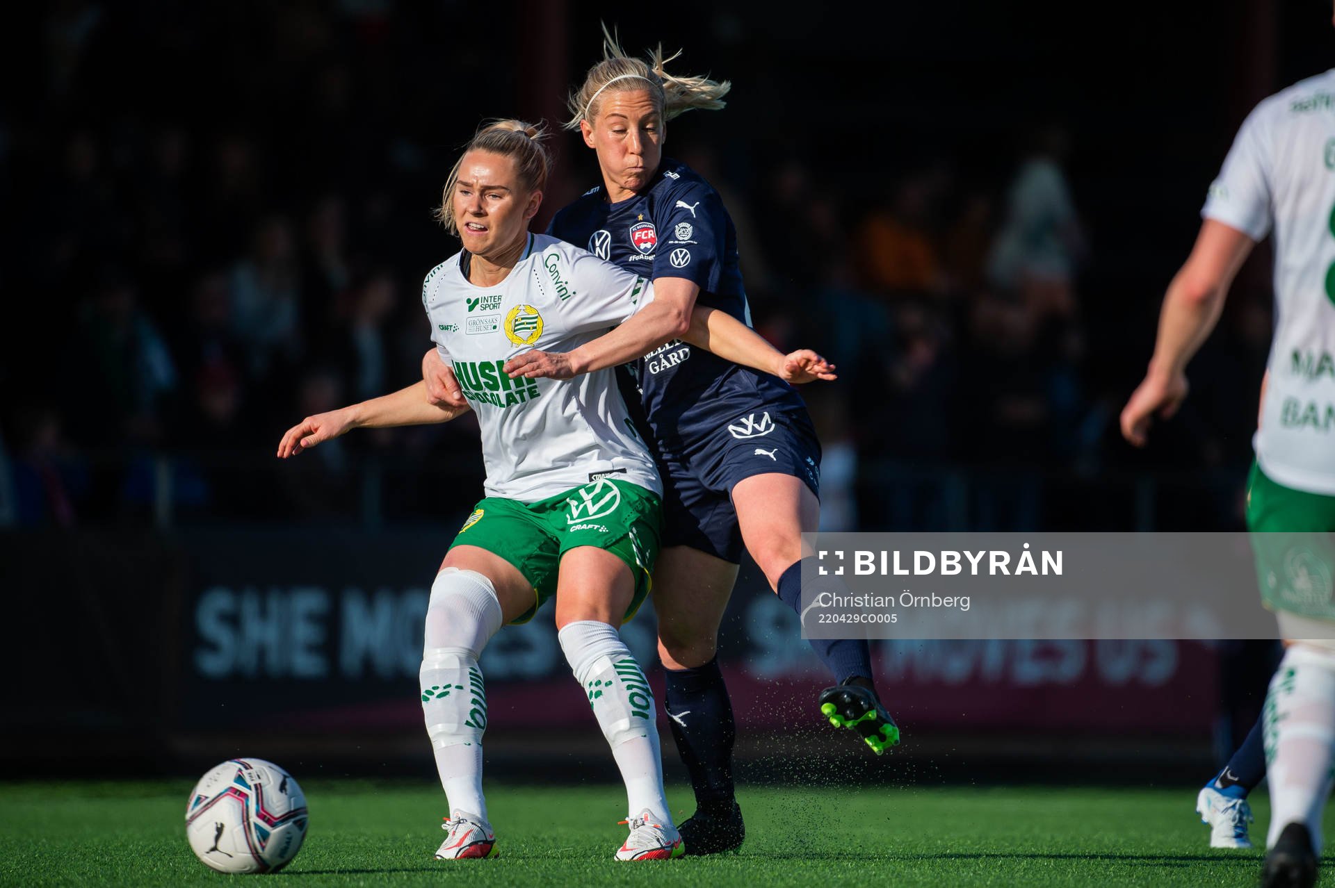 Hammarbys Emma Jansson och Rosengårds Mia Persson