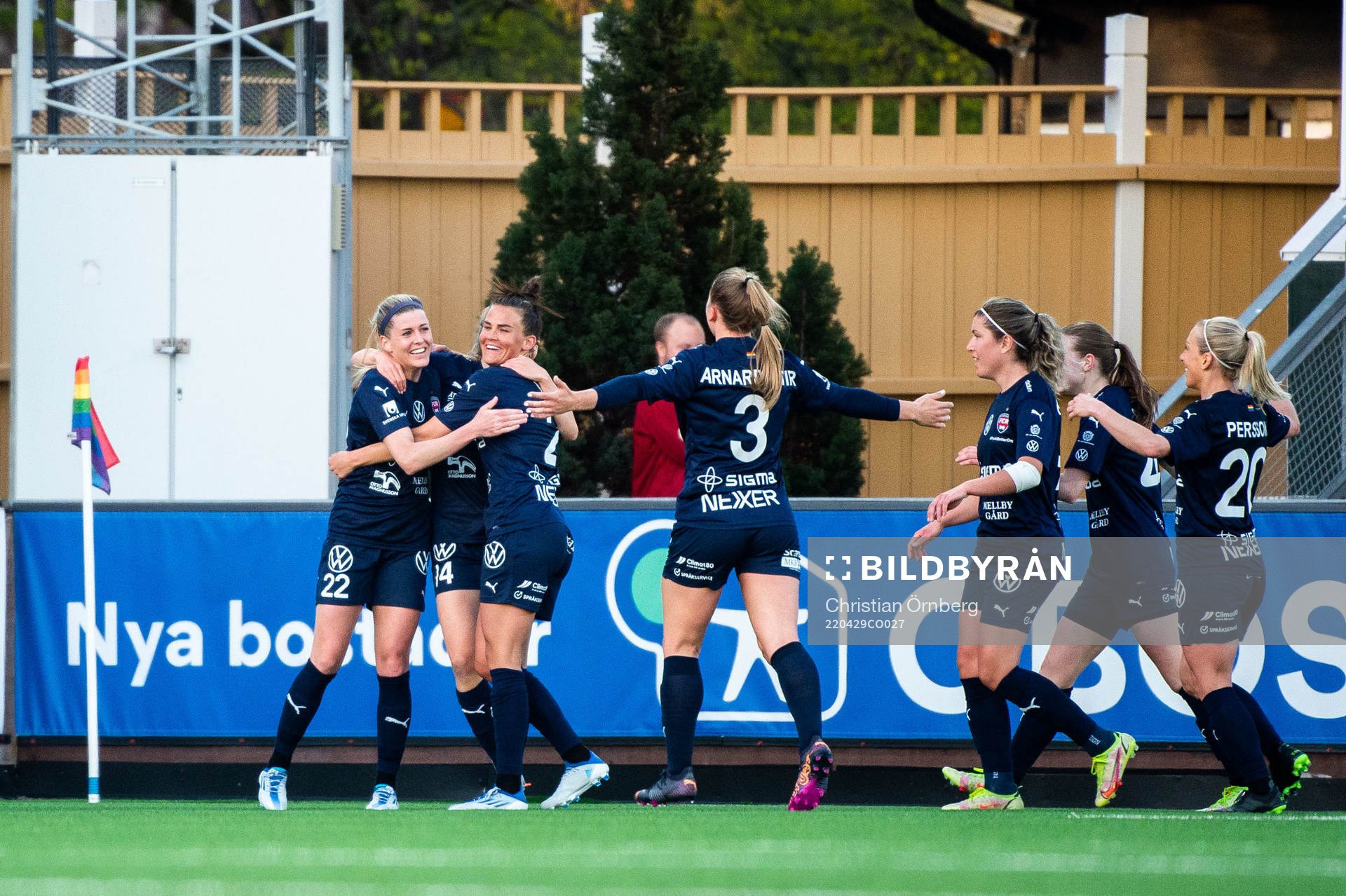 Rosengårds Olivia Schough jublar