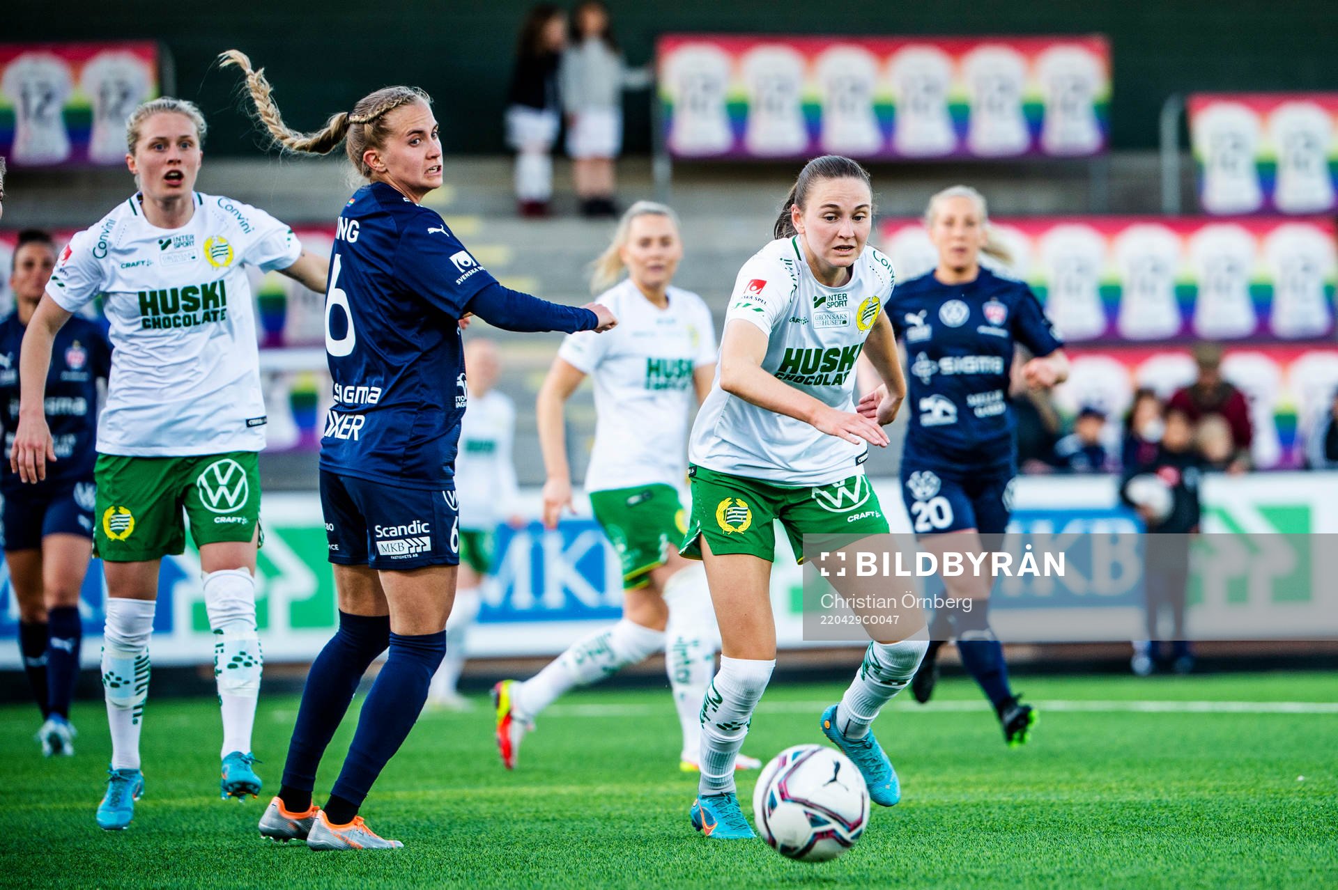 Hammarbys Vilde Hasund mot Rosengårds Ria Noora Minerva