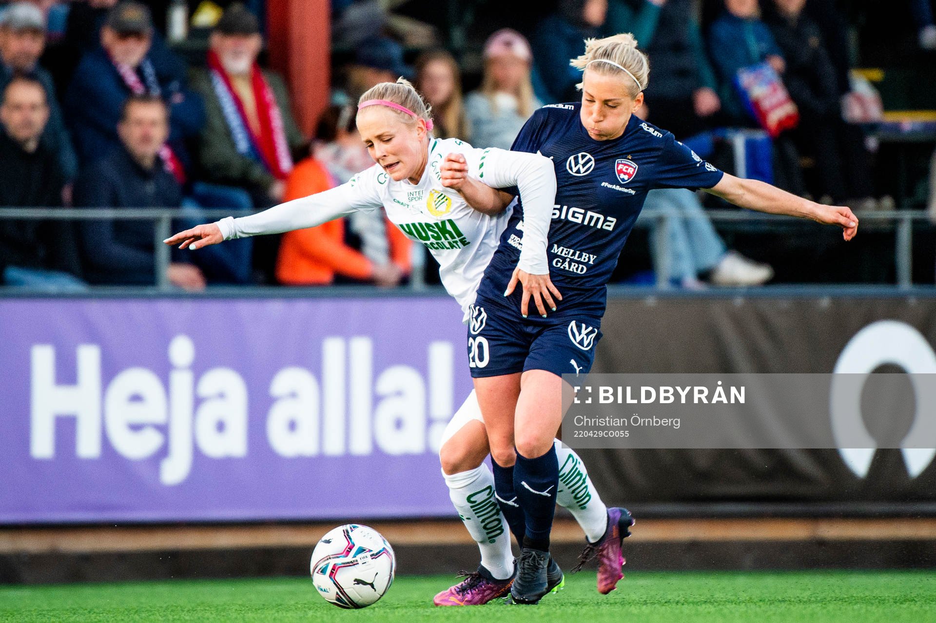 Hammarbys Adelina Engman mot Rosengårds Mia Persson