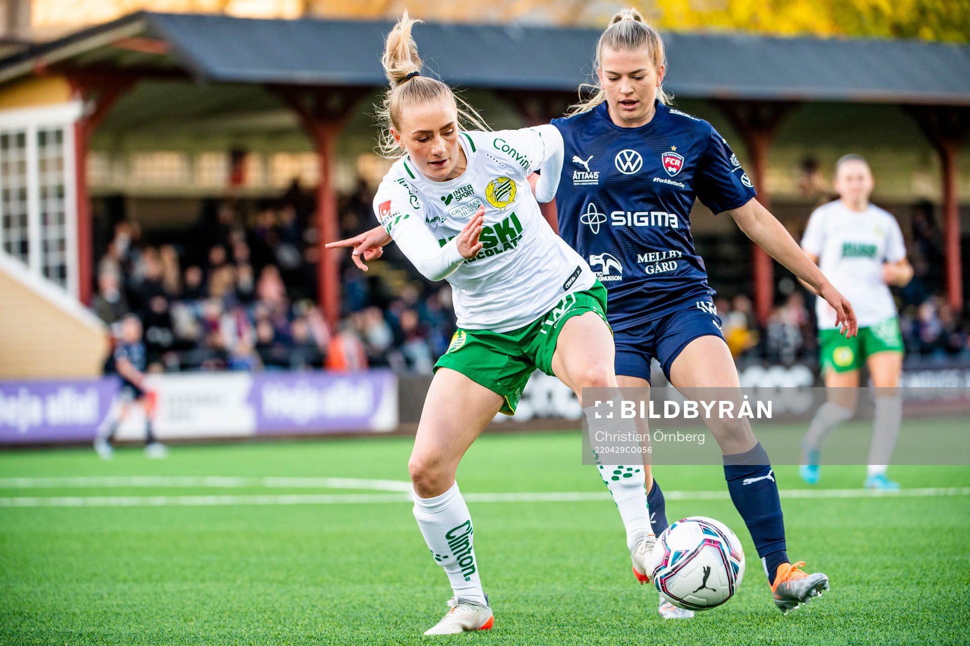 Hammarbys Ellen Schampi mot Rosengårds Charlotte Grant