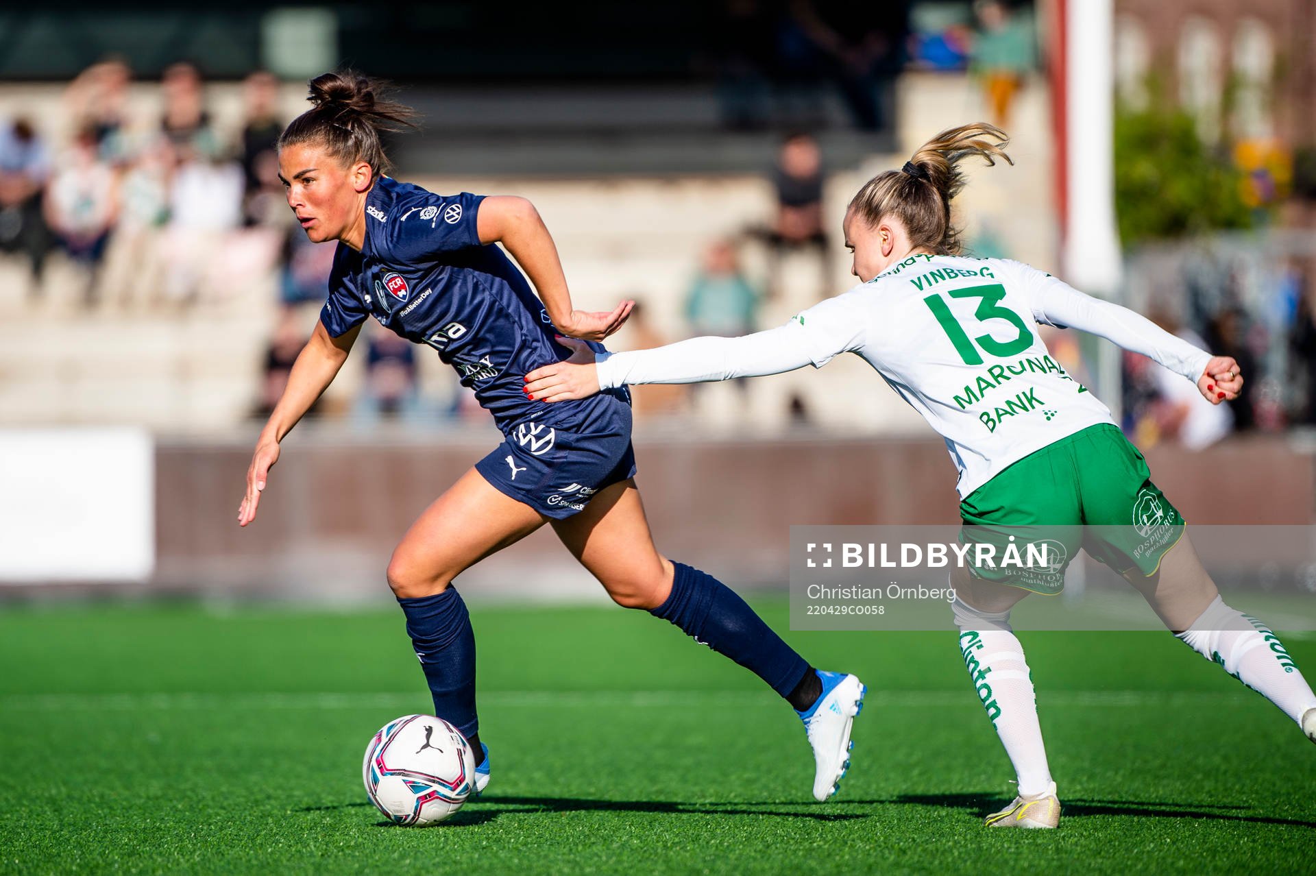 Rosengårds Katrine Veje mot Hammarbys Matilda Vinberg