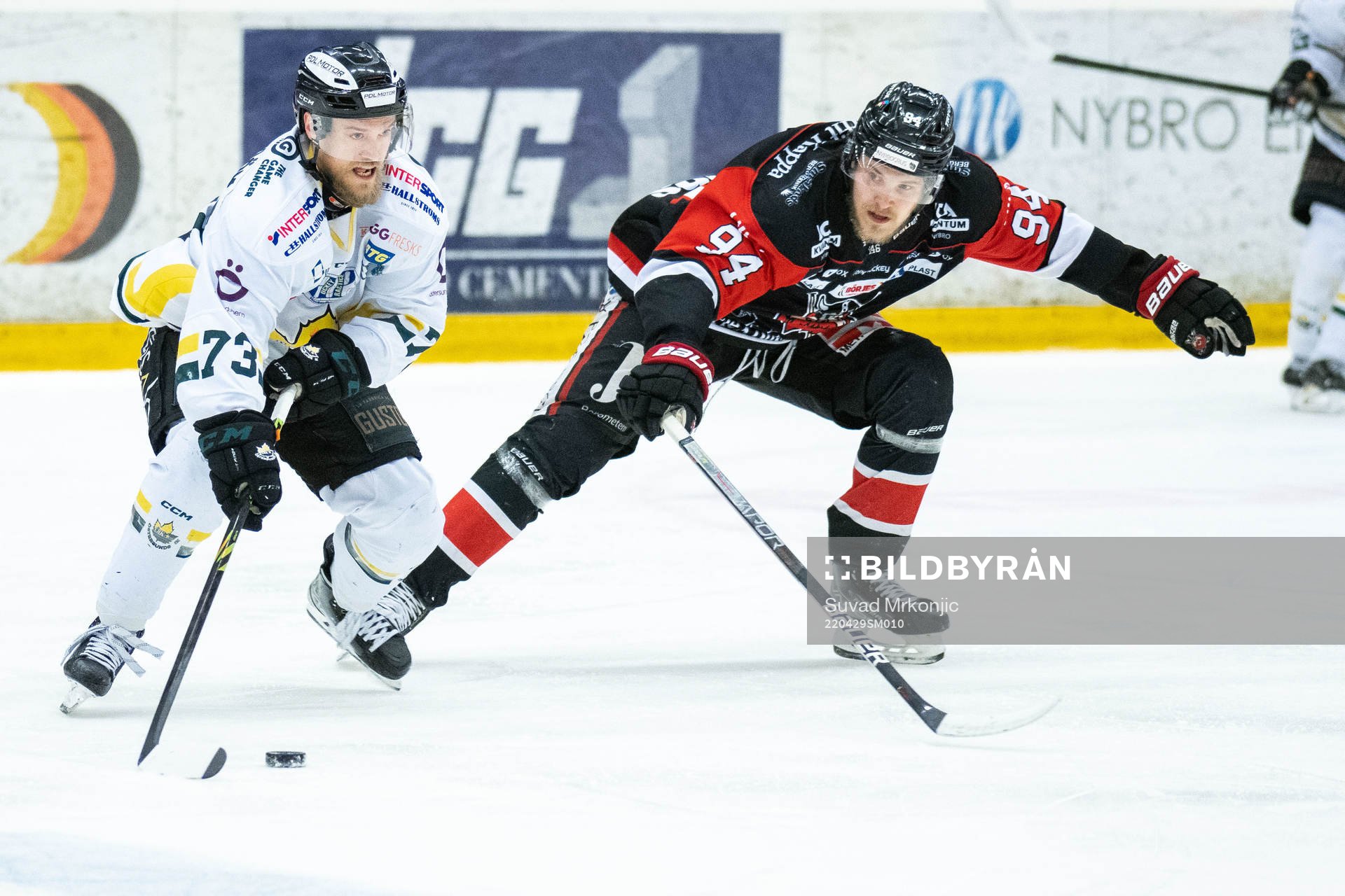 Östersunds Linus Lundström och Nybros Juoka Juhola