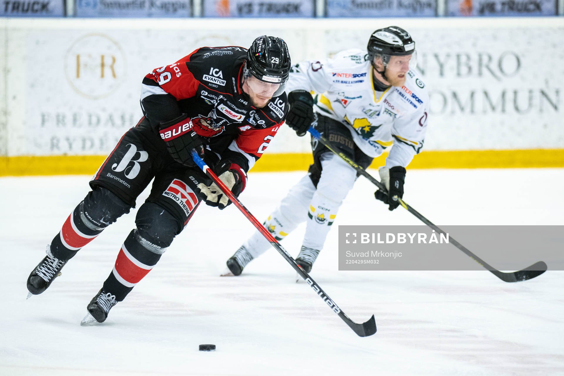 Nybros Viktor Bolin och Östersunds Oscar Pentler