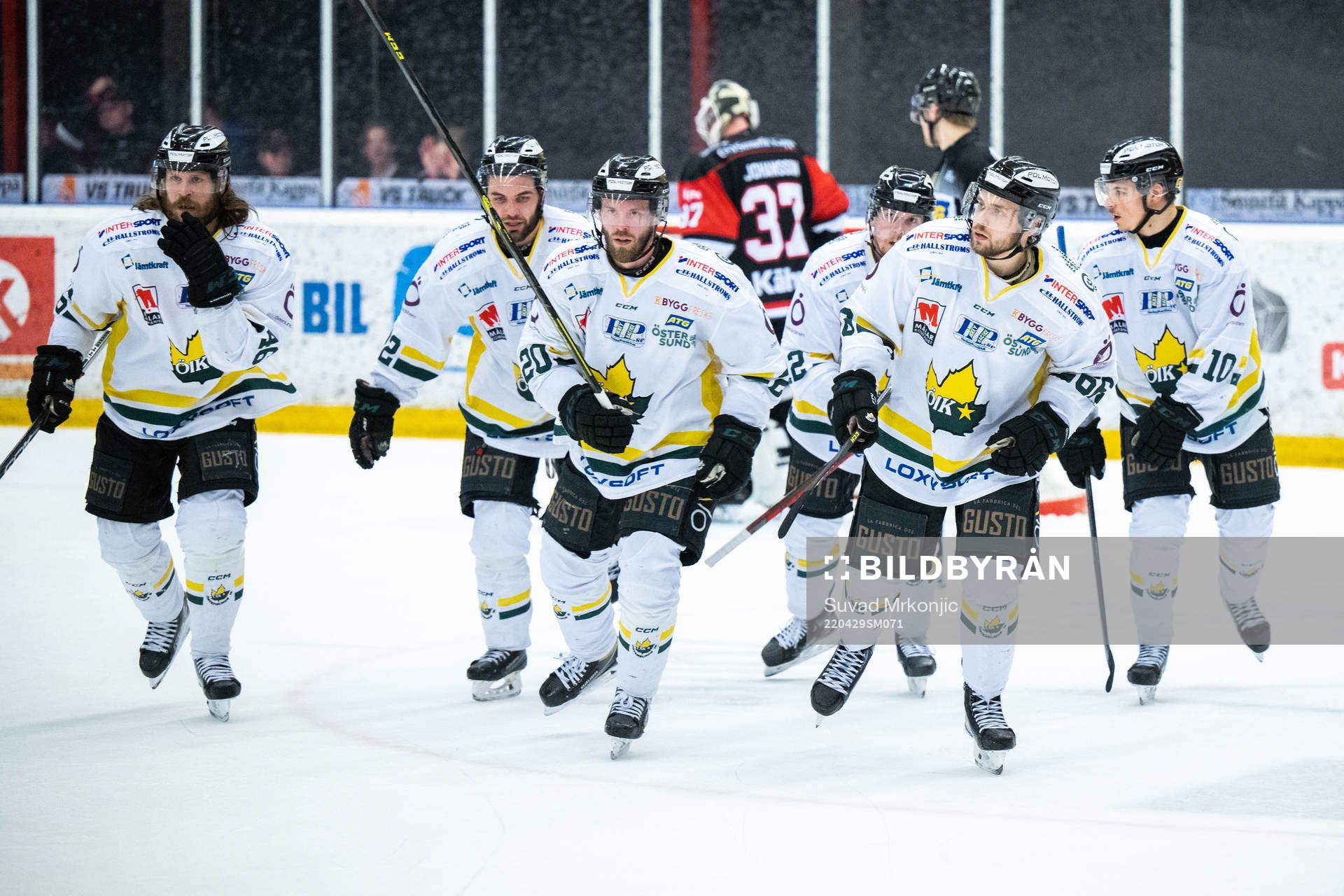 Östersunds Johan Mörnsjö jublar