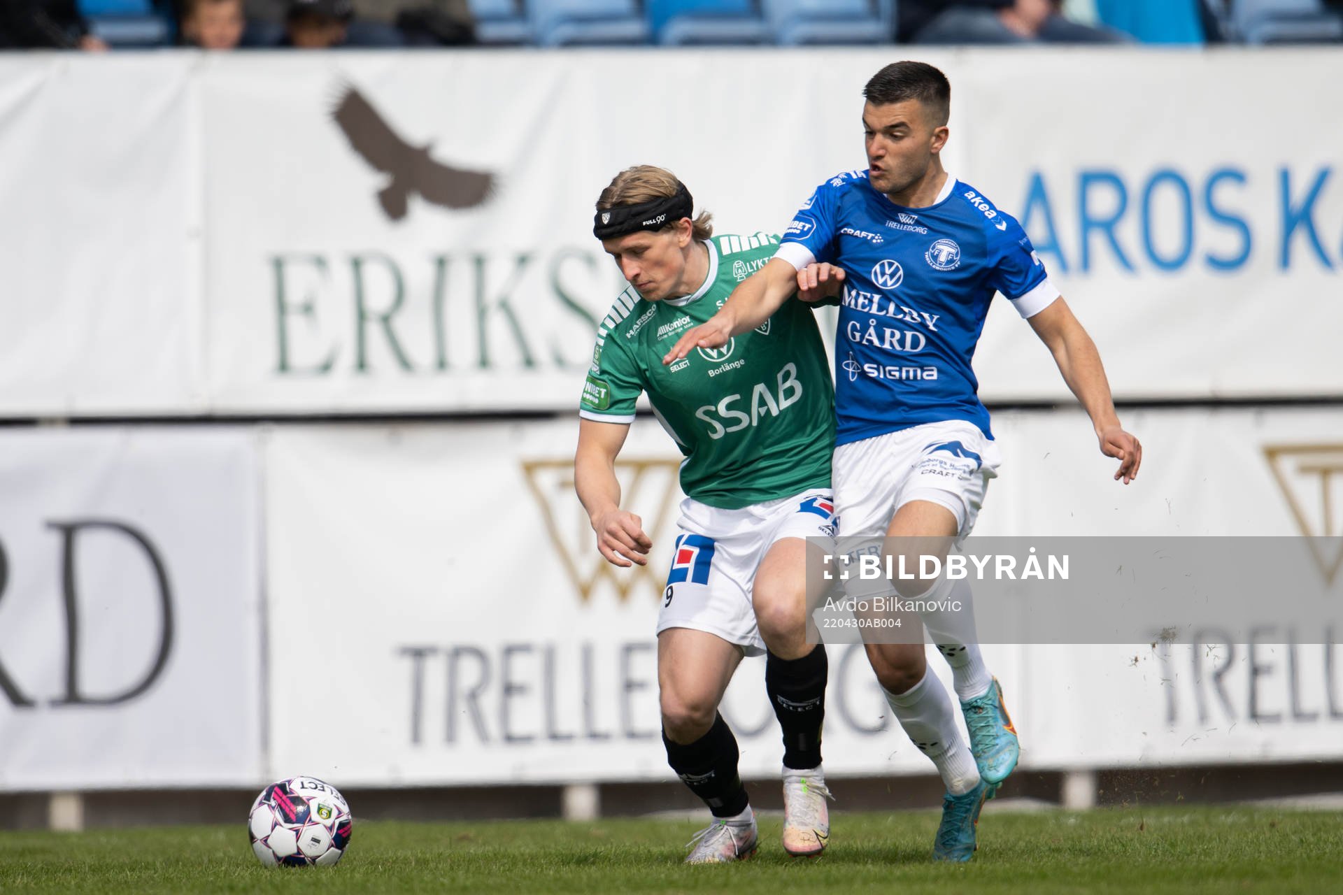Trelleborgs Haris Brkic och Brages Douglas Karlberg