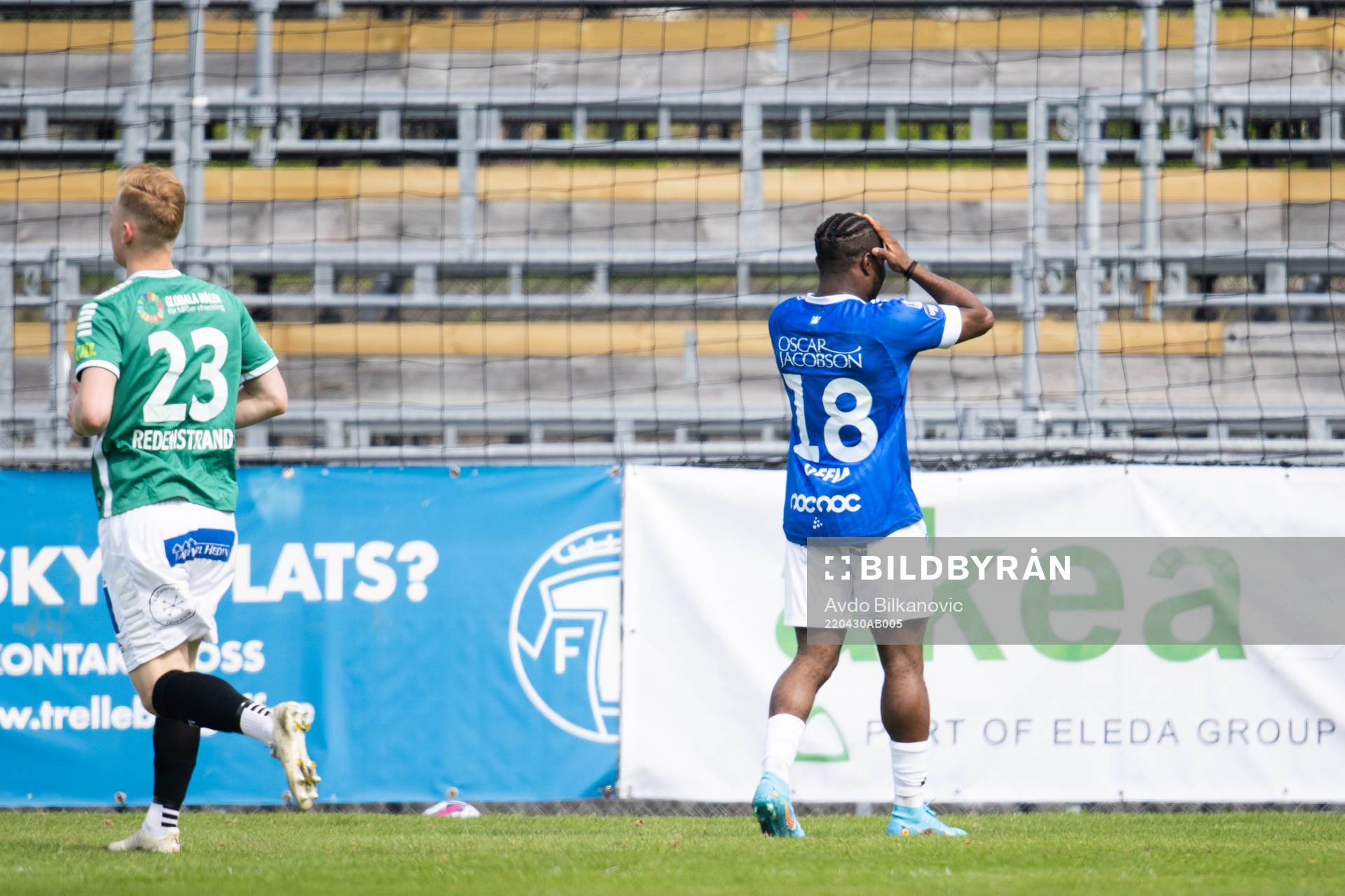 Trelleborgs Henry Offia deppar