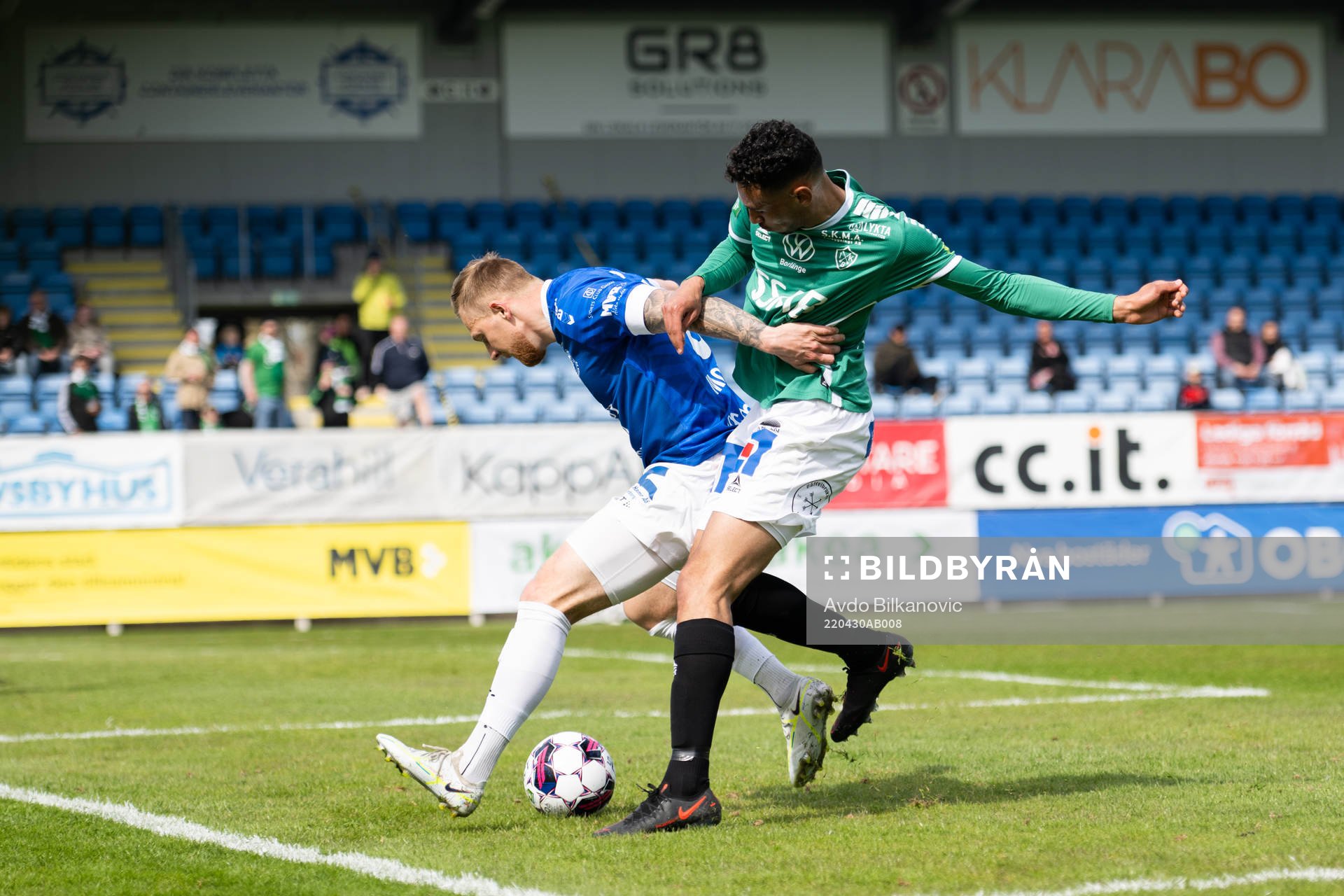 Trelleborgs Jesper Modig och Brages Joakim Persson
