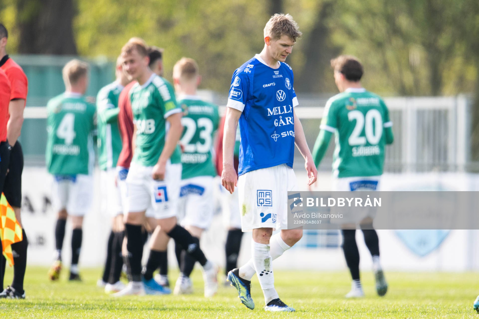 Trelleborgs Fritiof Björkén deppar